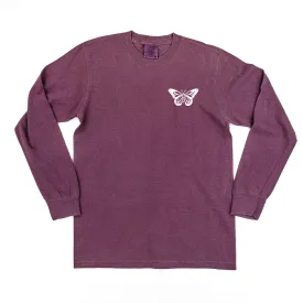 BUTTERFLY - LONG SLEEVE COMFORT COLORS TEE