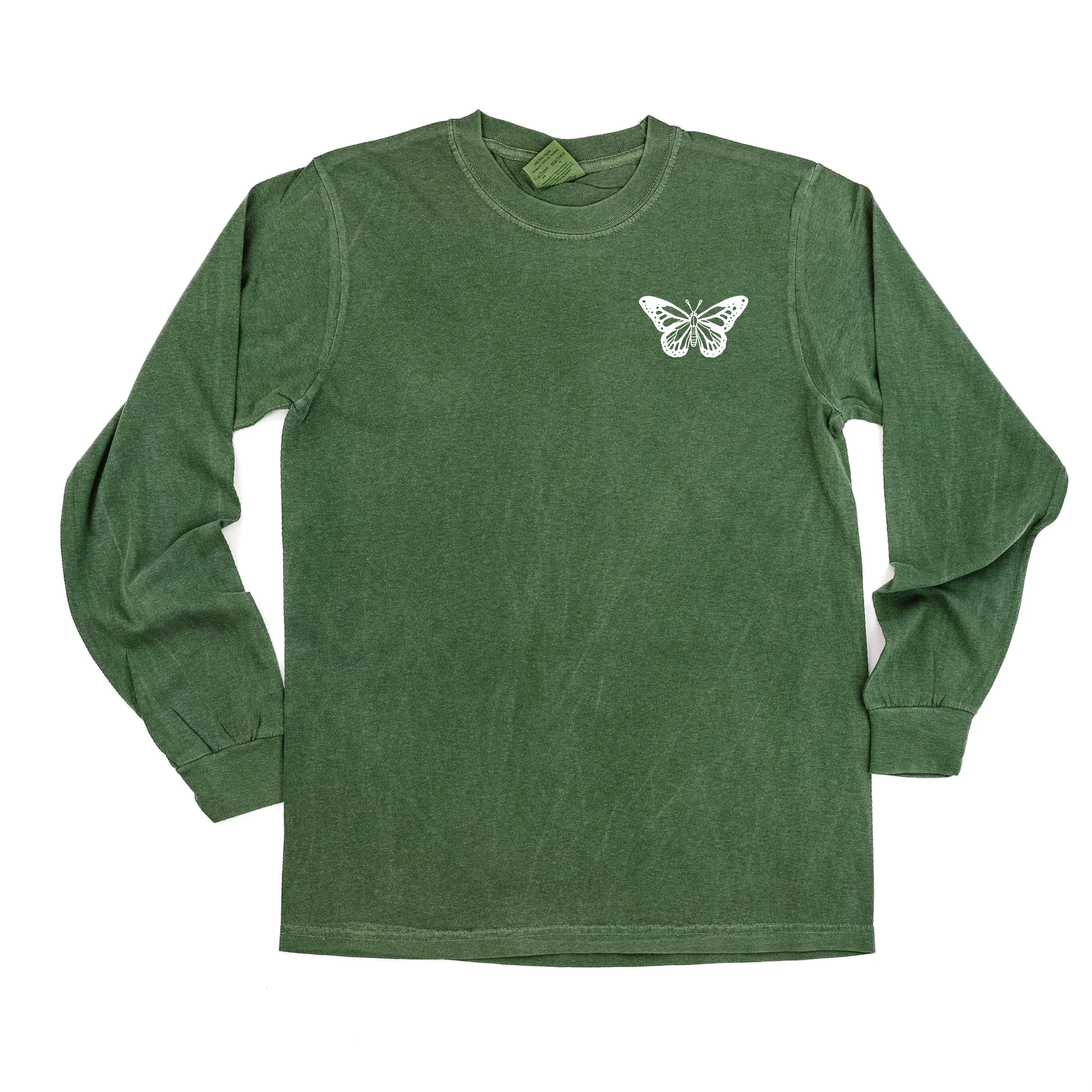 BUTTERFLY - LONG SLEEVE COMFORT COLORS TEE