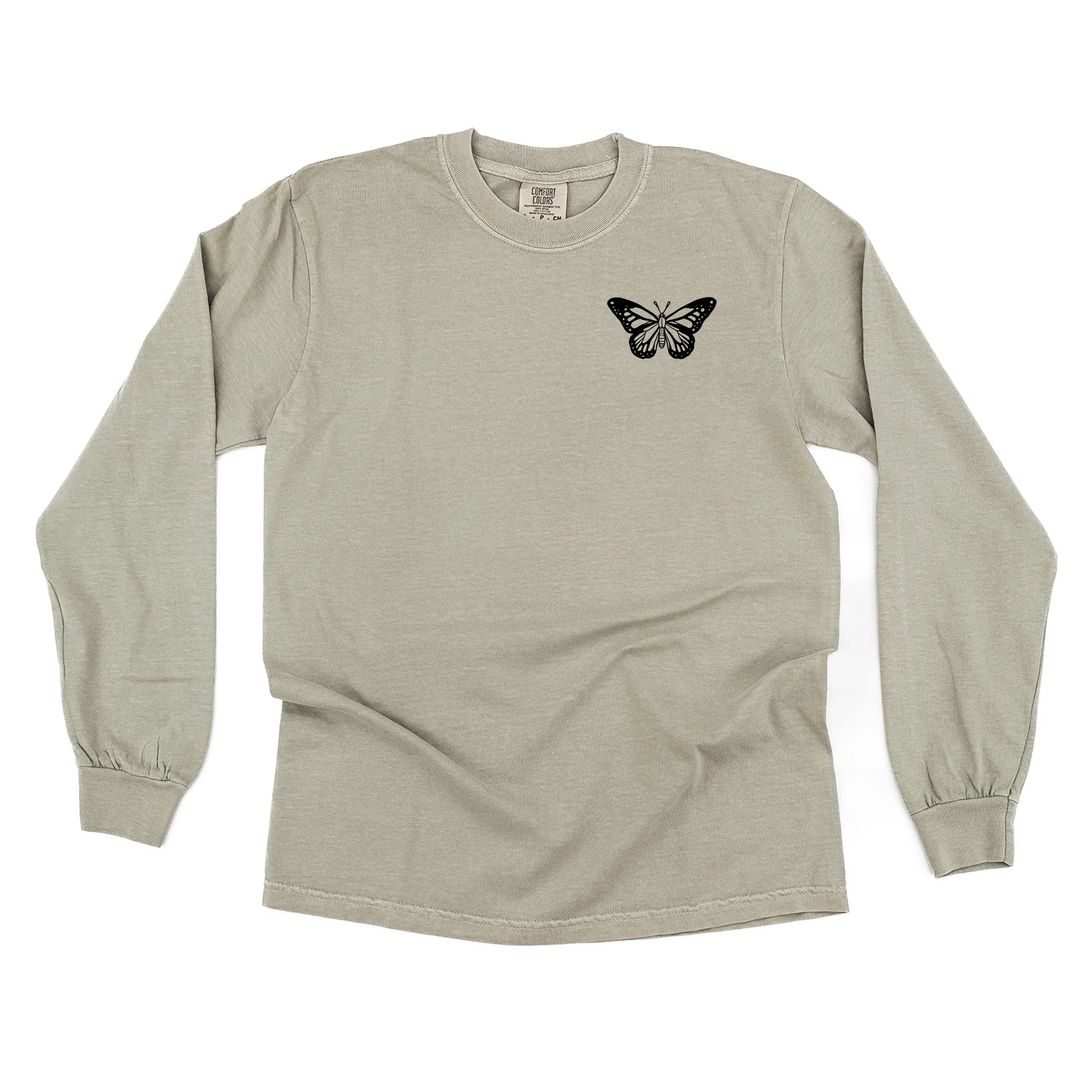 BUTTERFLY - LONG SLEEVE COMFORT COLORS TEE