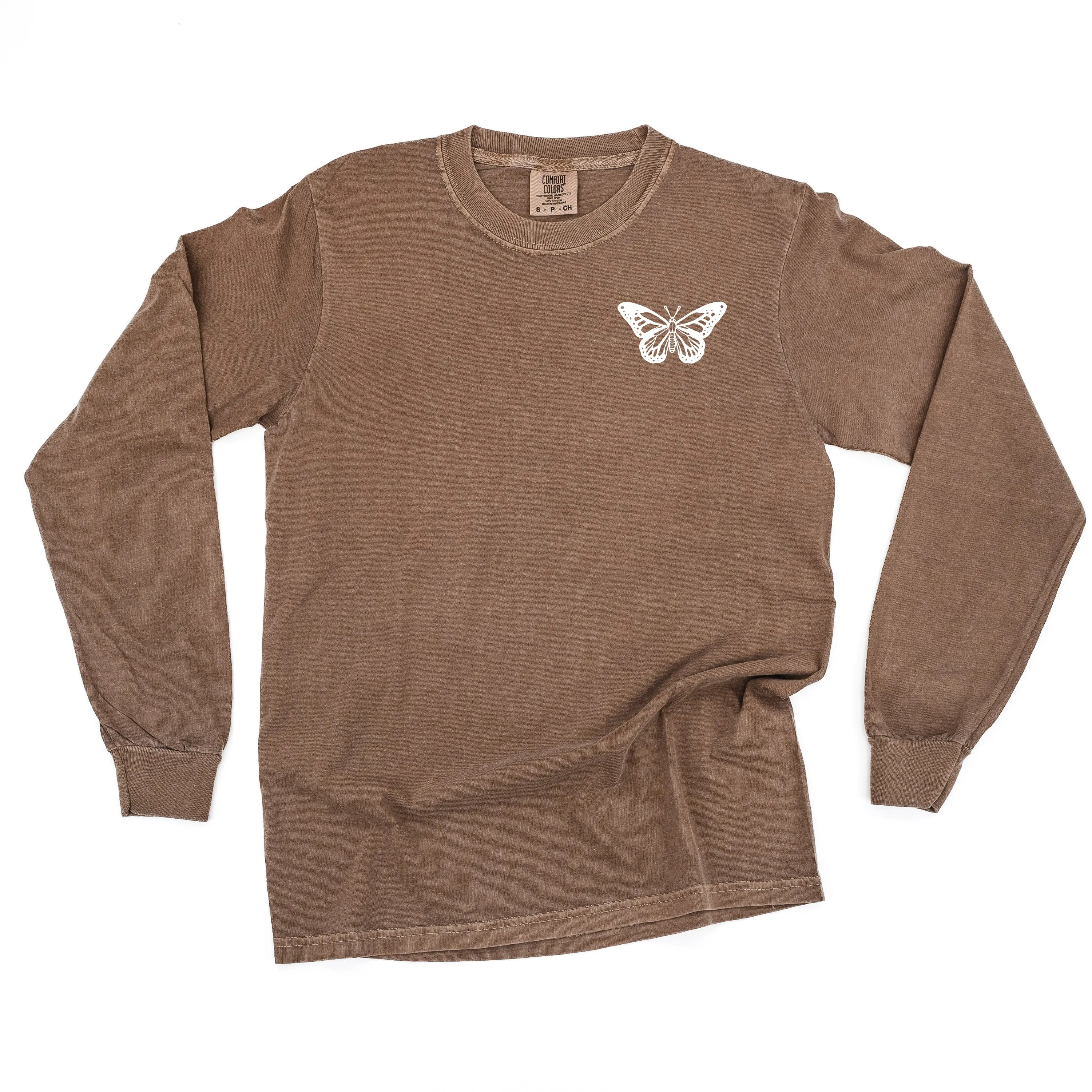 BUTTERFLY - LONG SLEEVE COMFORT COLORS TEE
