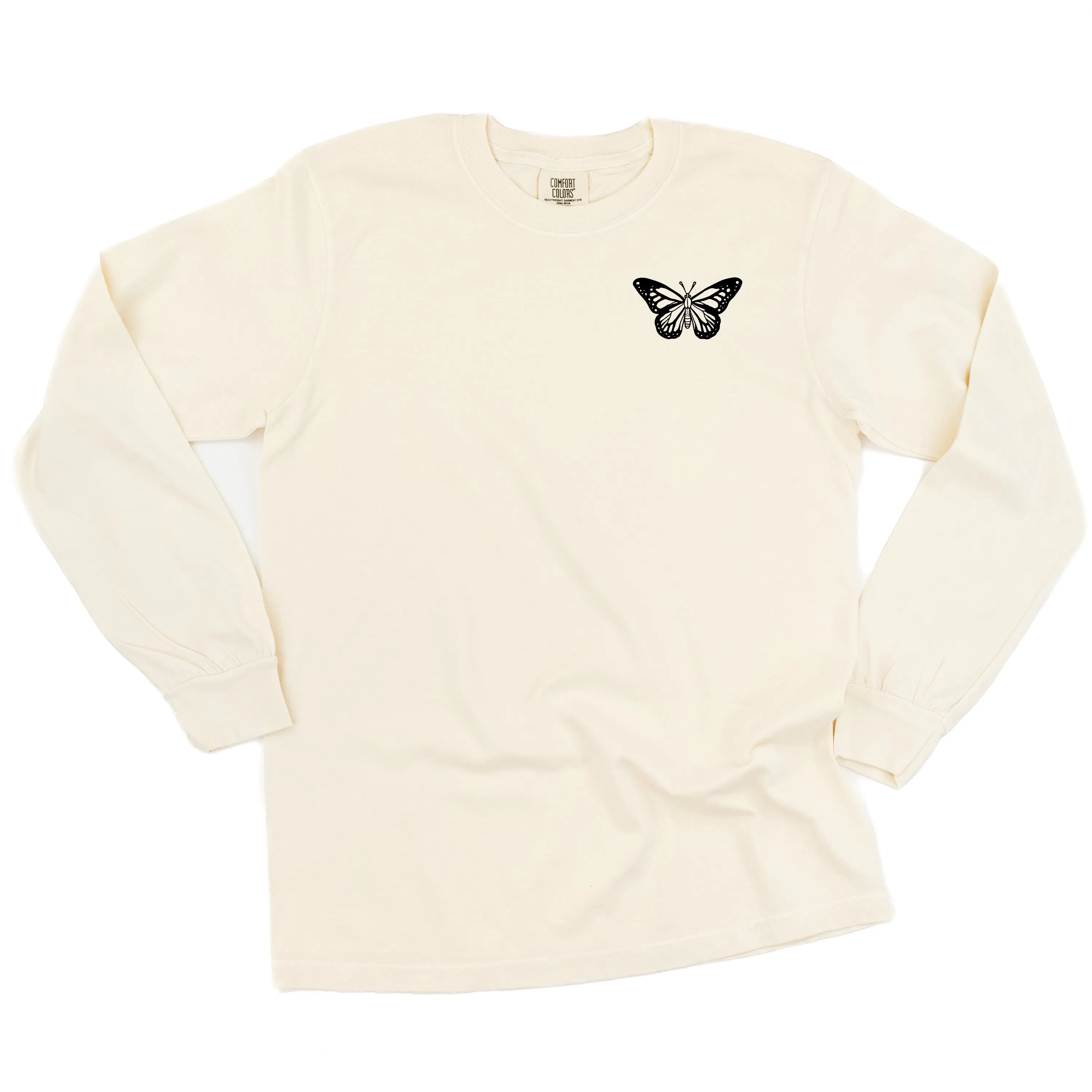 BUTTERFLY - LONG SLEEVE COMFORT COLORS TEE