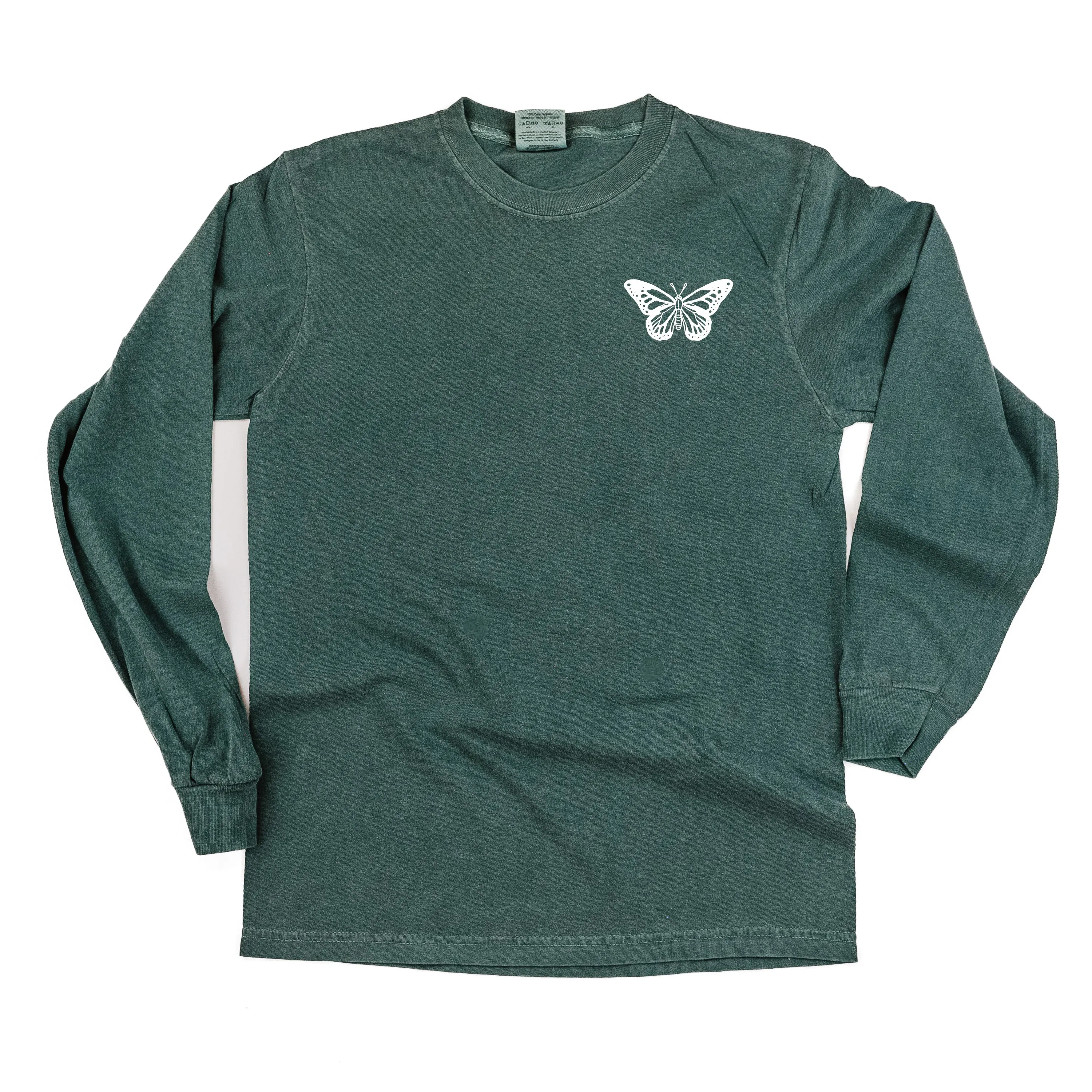 BUTTERFLY - LONG SLEEVE COMFORT COLORS TEE