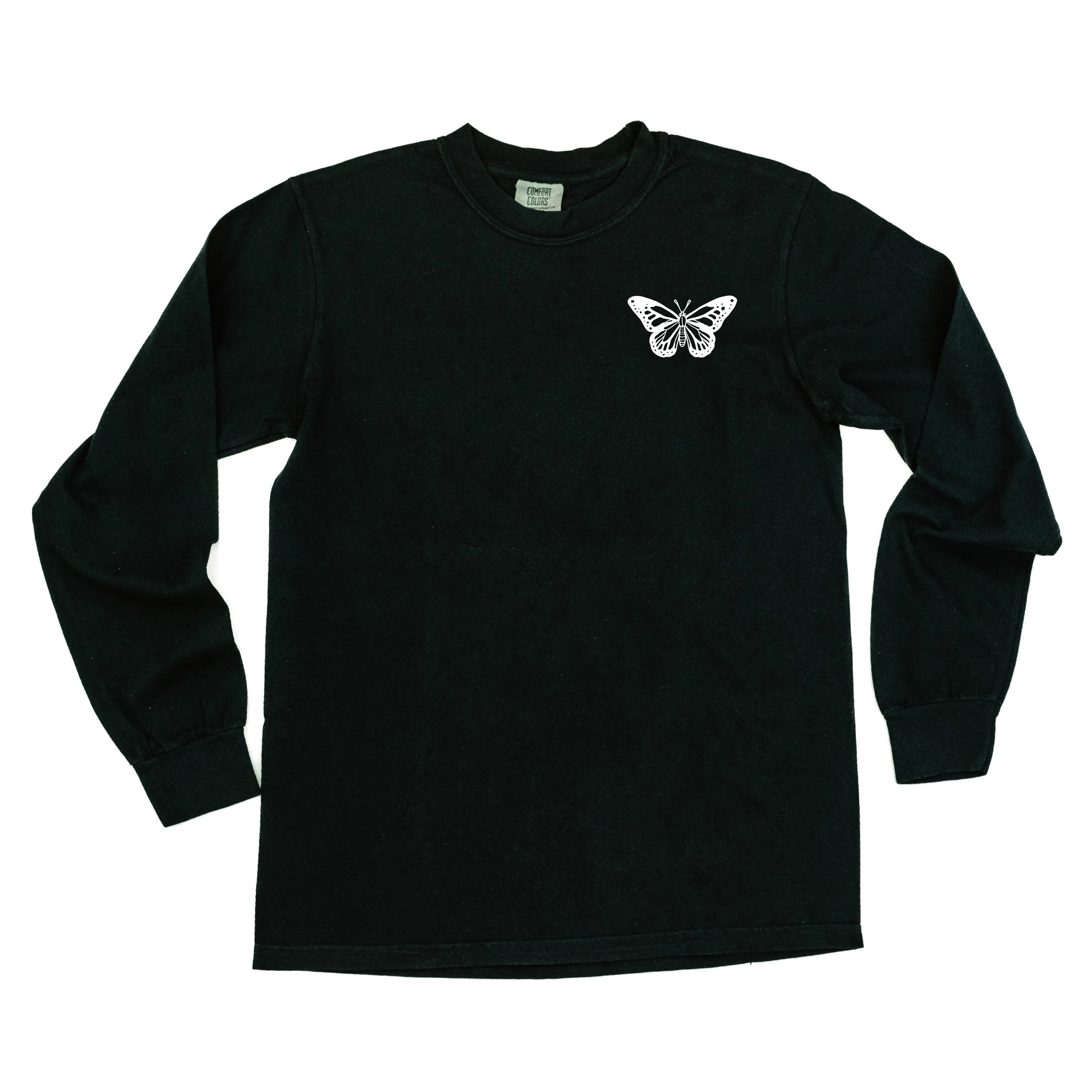 BUTTERFLY - LONG SLEEVE COMFORT COLORS TEE