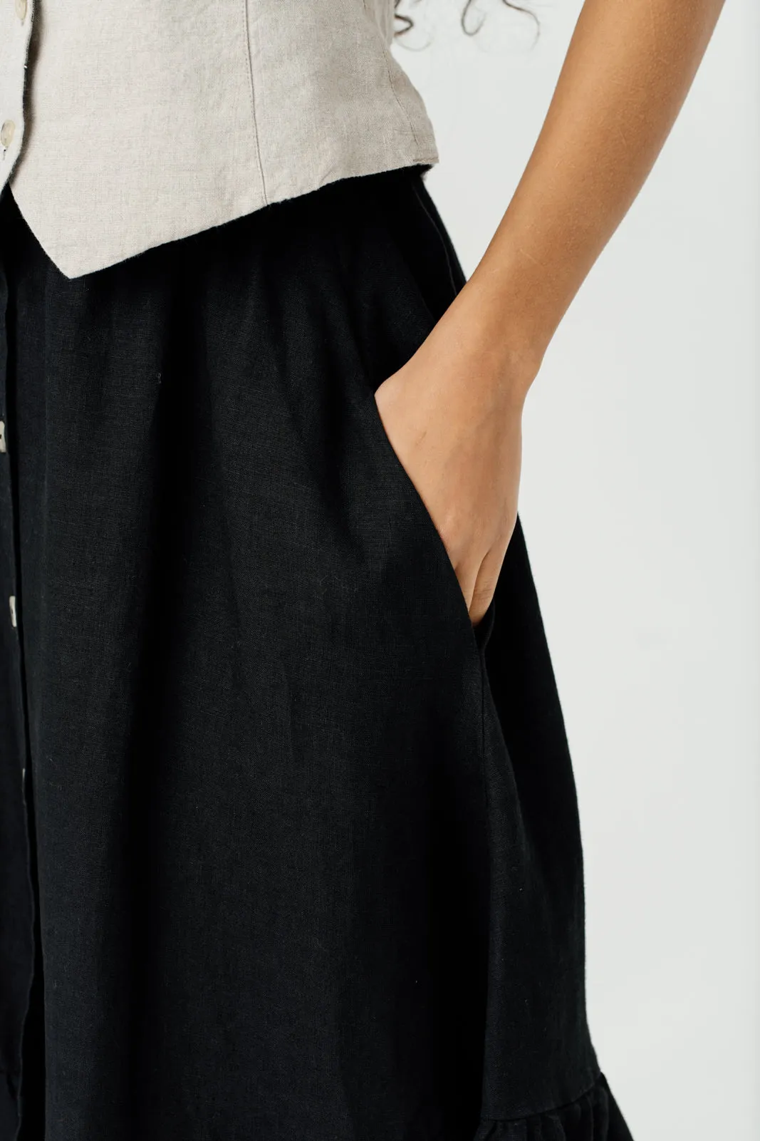 Button Down Skirt