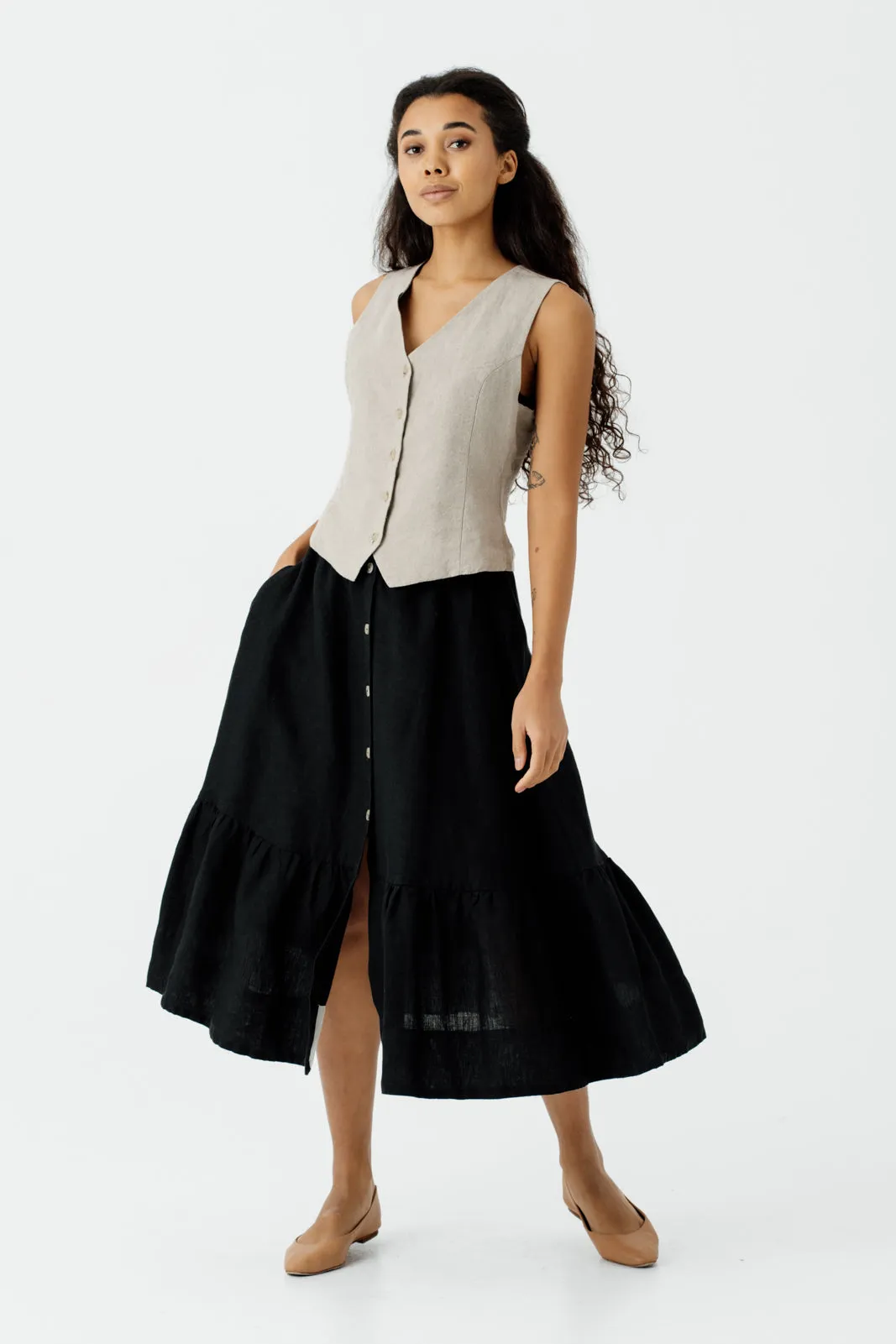 Button Down Skirt