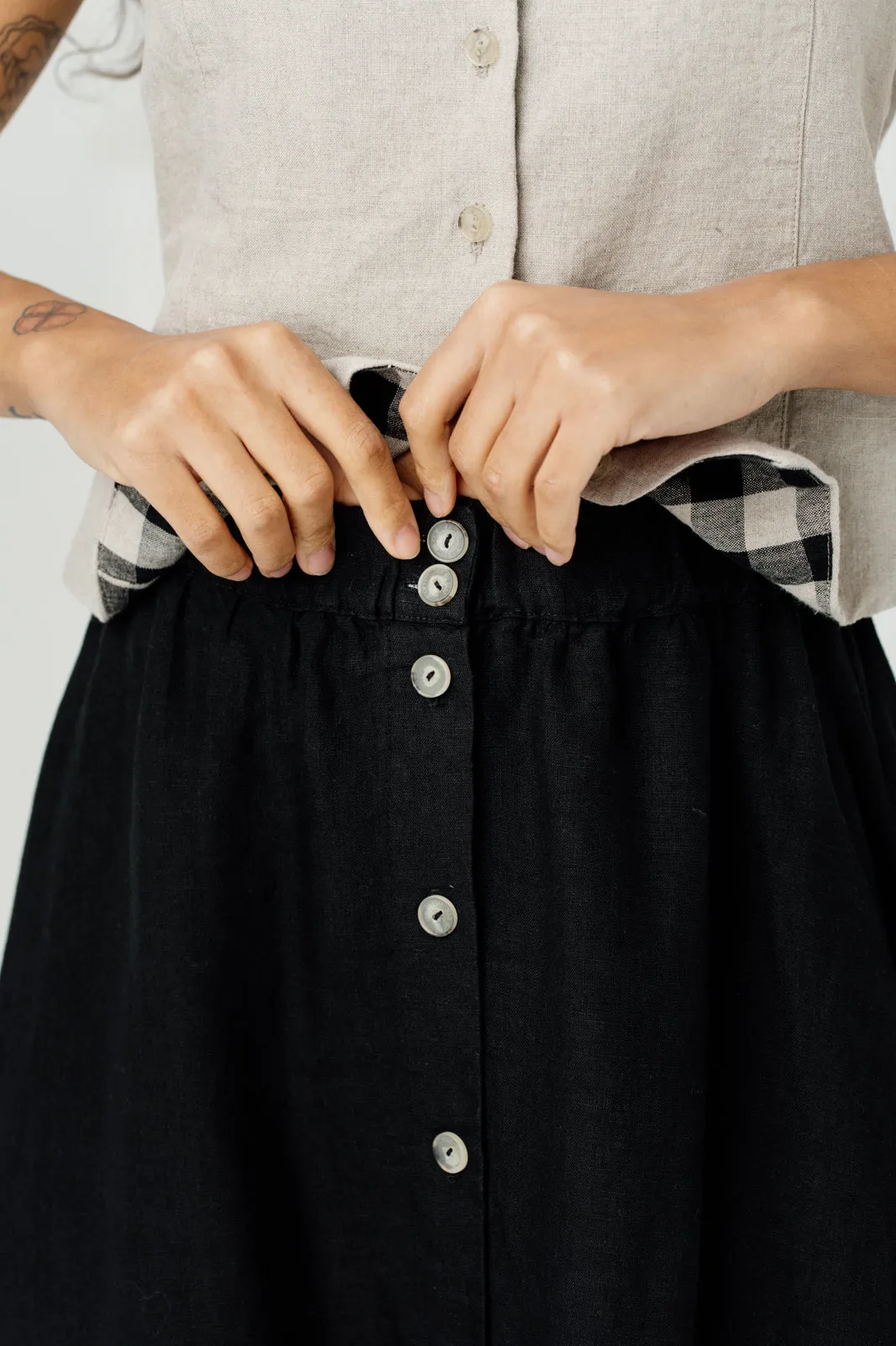 Button Down Skirt