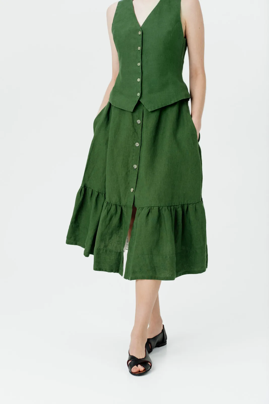 Button Down Skirt