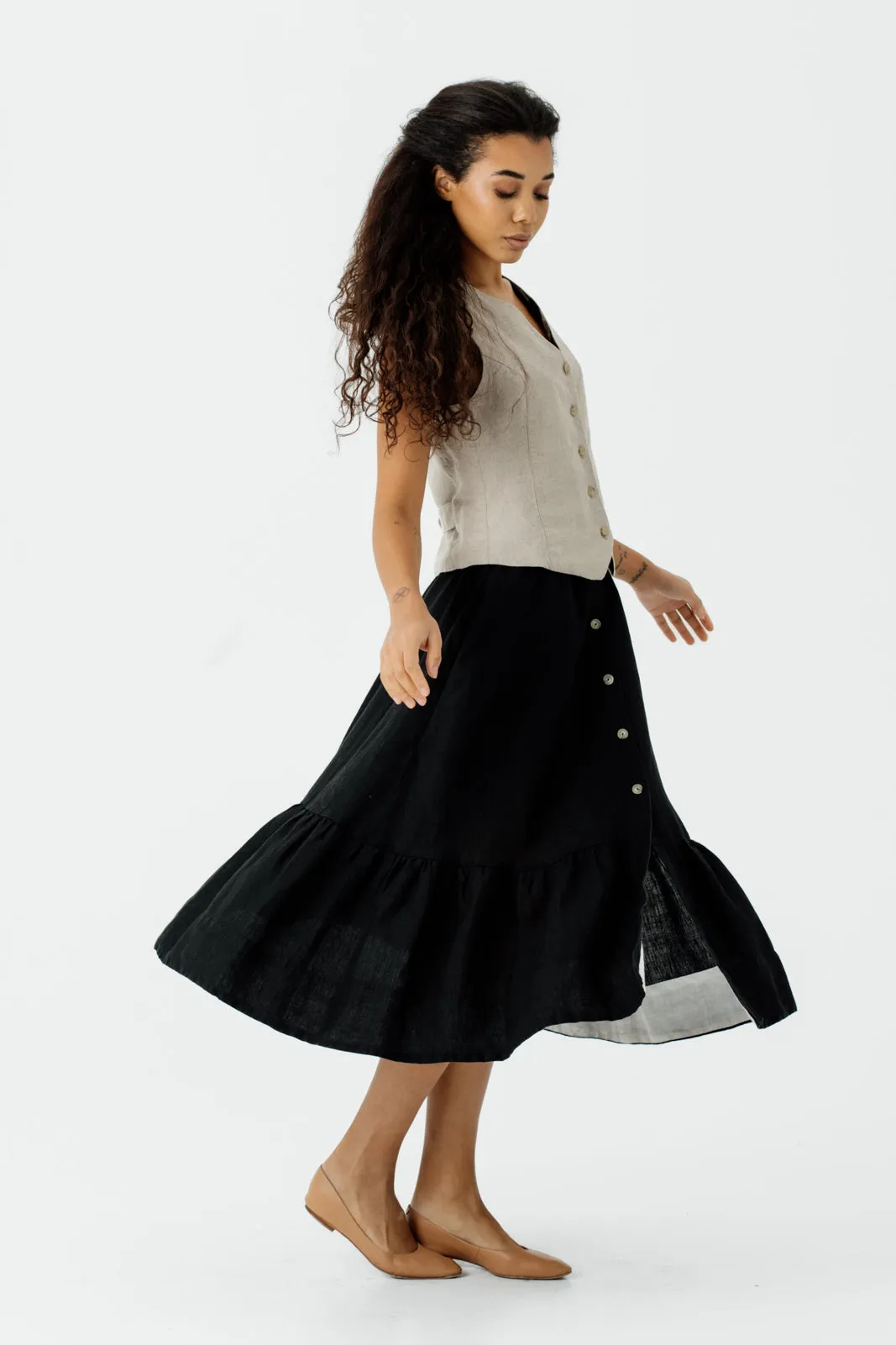 Button Down Skirt