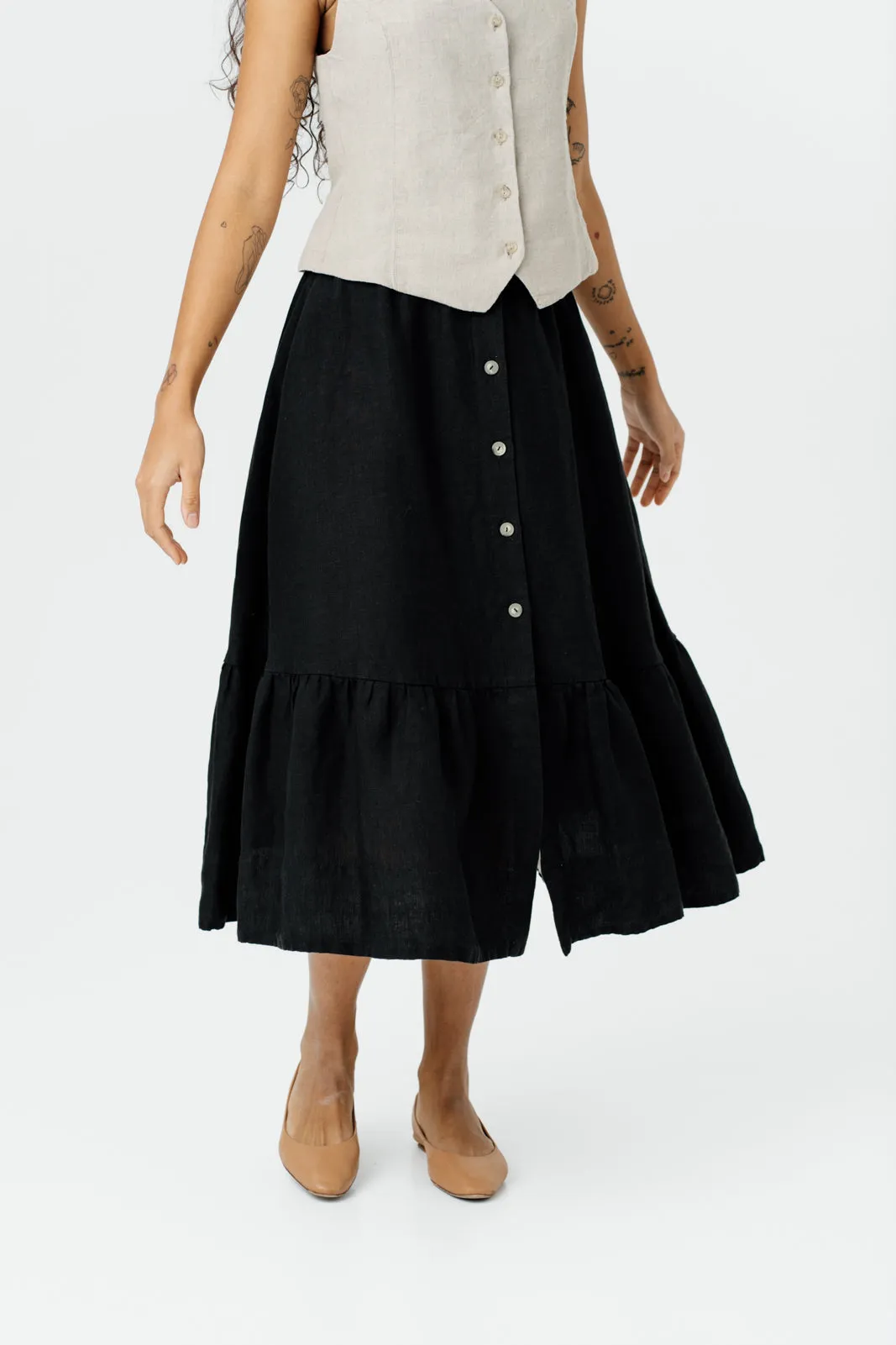 Button Down Skirt