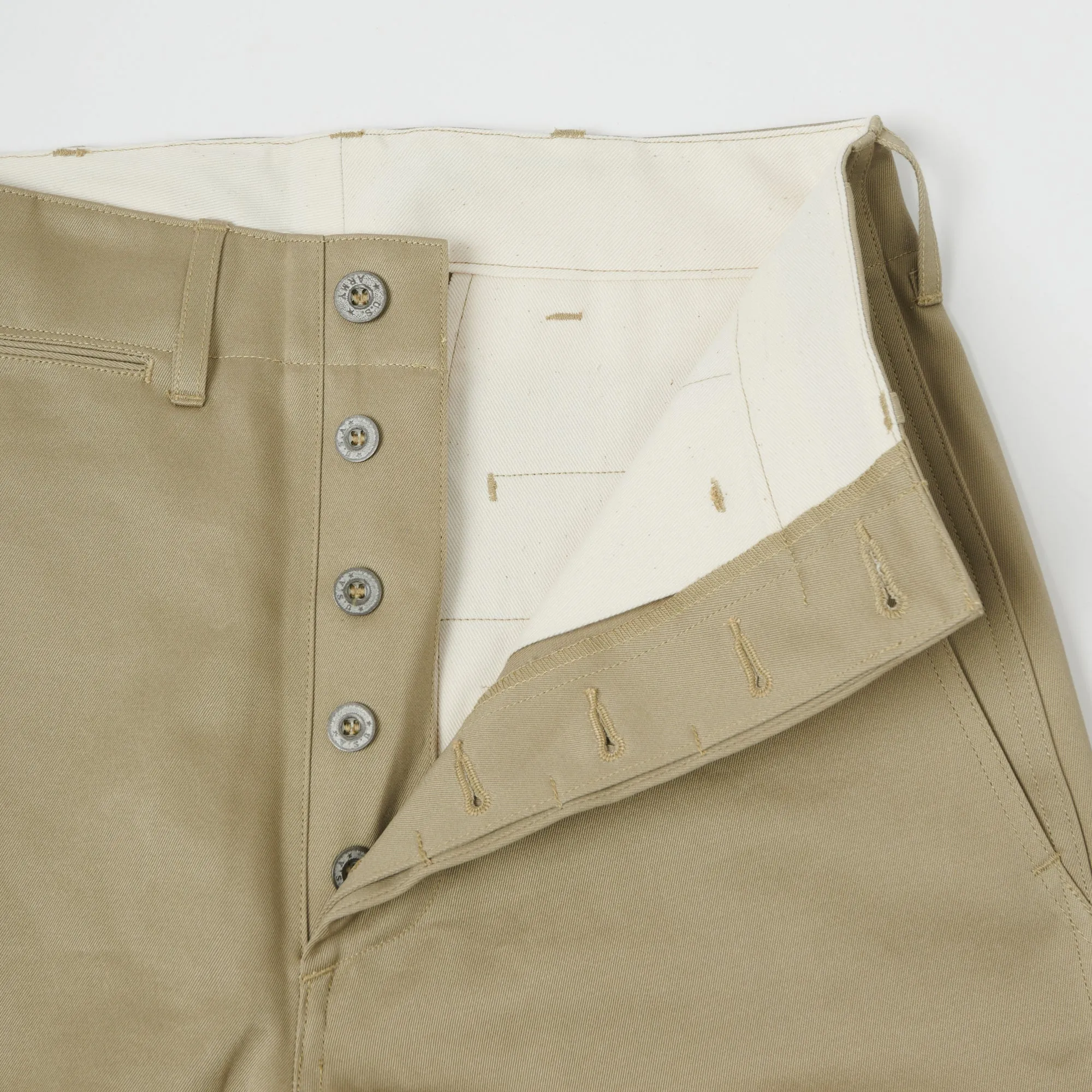 Buzz Ricksons 1942 Model M43036 Military-Grade Khaki Chino - Early Edition