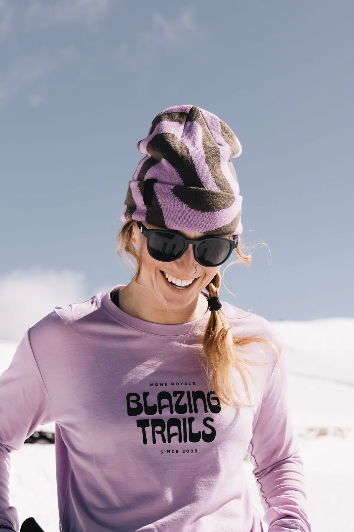 Cabin Merino Beanie - Blazing Trails