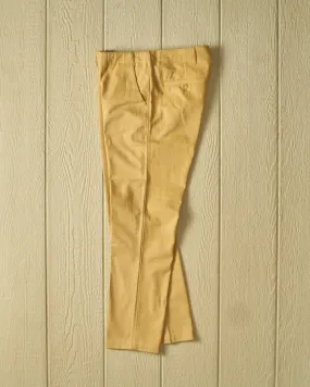 Camden Pant in Khaki Herringbone Twill