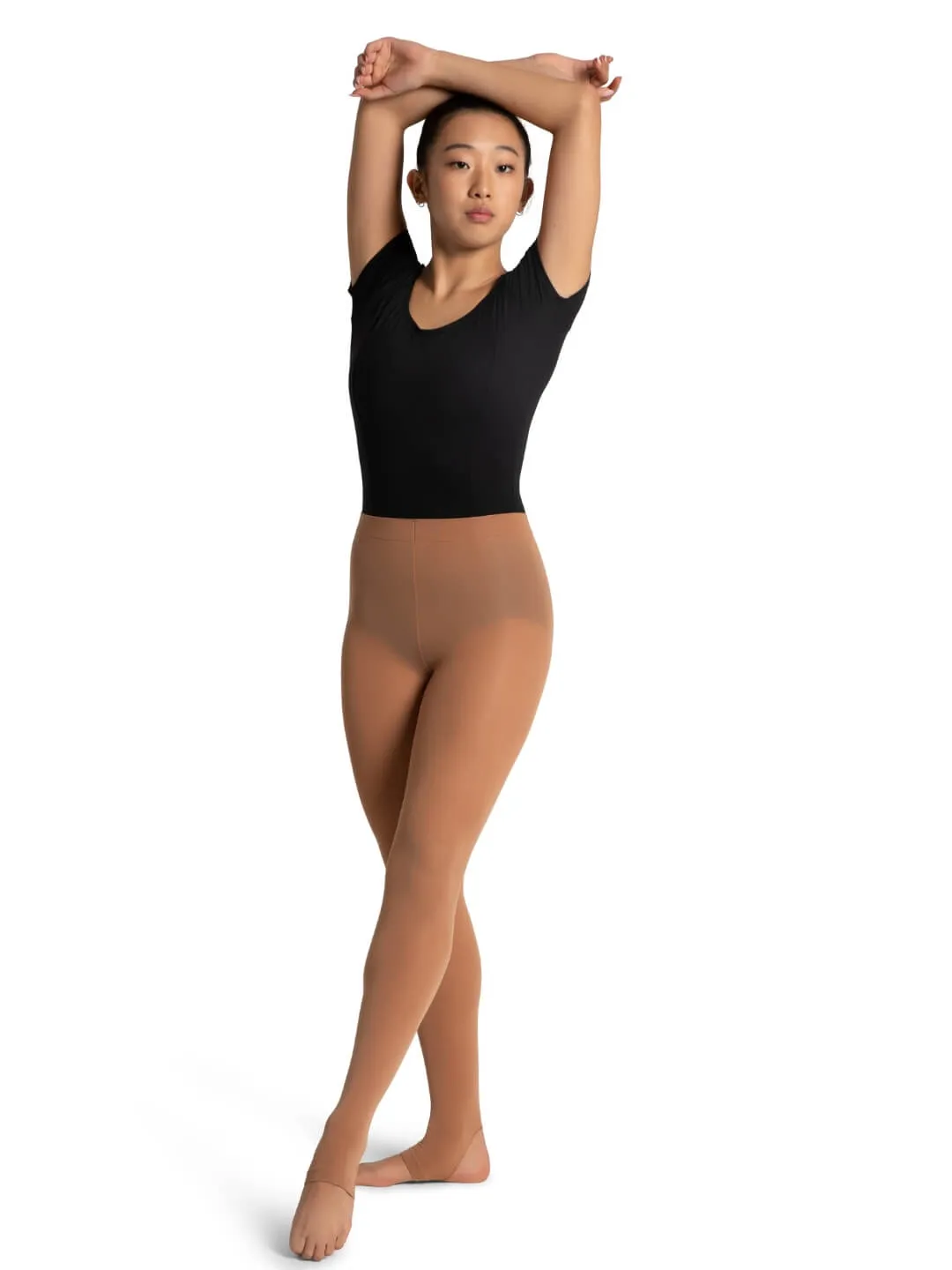 CAPEZIO 1961 ULTRA SOFT SELF KNIT WAISTBAND STIRRUP TIGHT