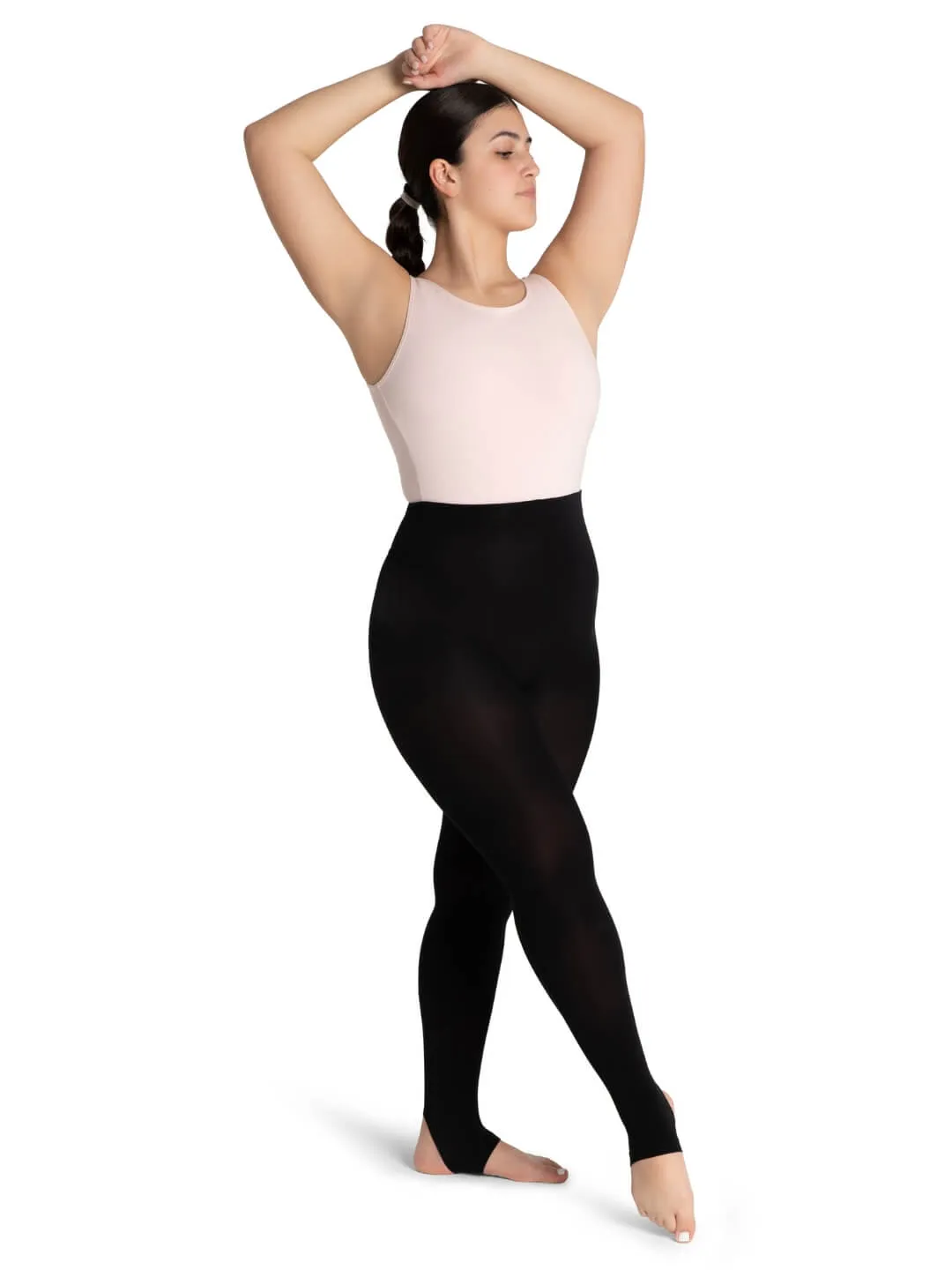 CAPEZIO 1961 ULTRA SOFT SELF KNIT WAISTBAND STIRRUP TIGHT
