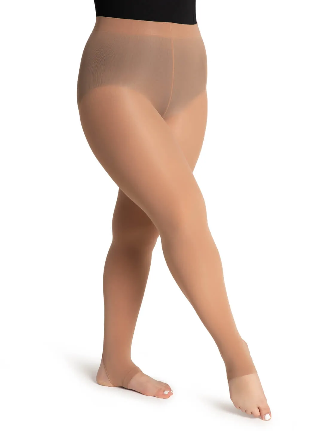 CAPEZIO 1961 ULTRA SOFT SELF KNIT WAISTBAND STIRRUP TIGHT