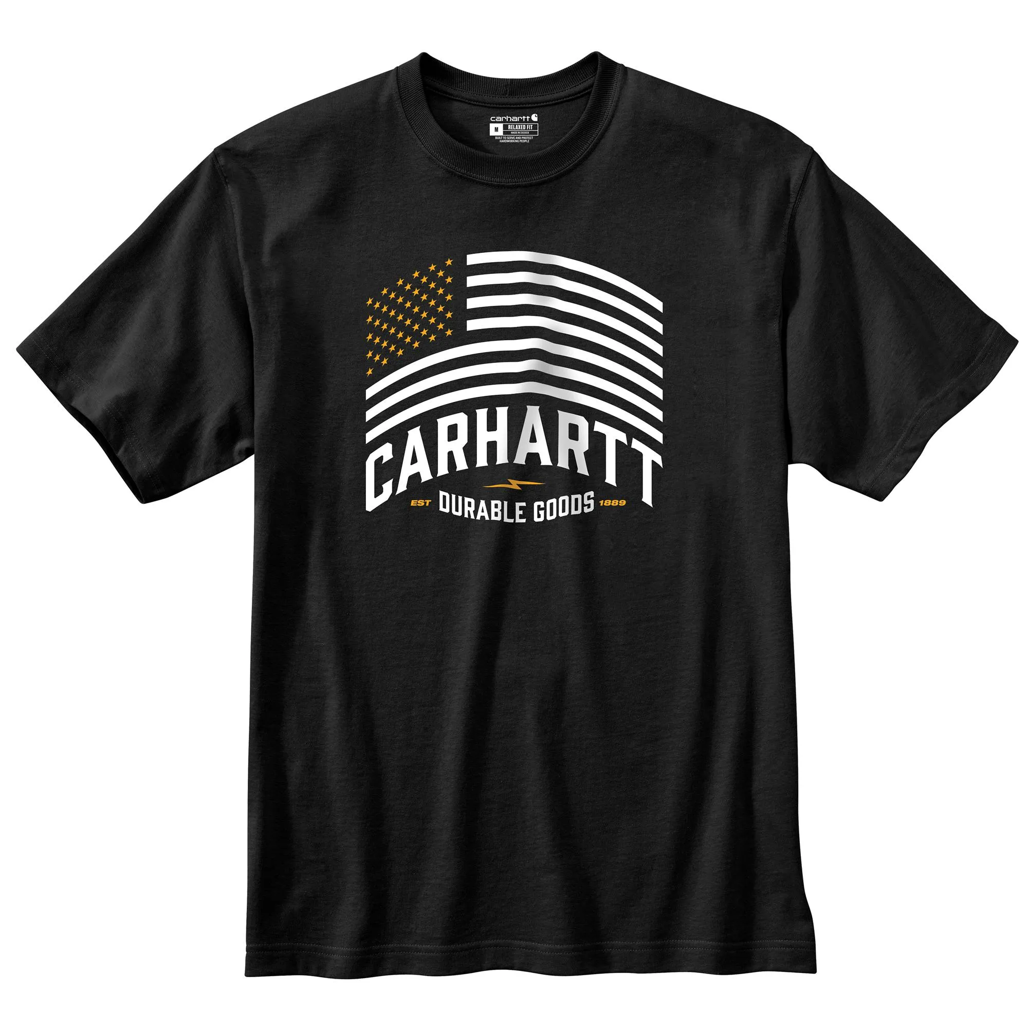 Carhartt Men's Relaxed Fit Midweight Short Sleeve Flag Graphic Tee