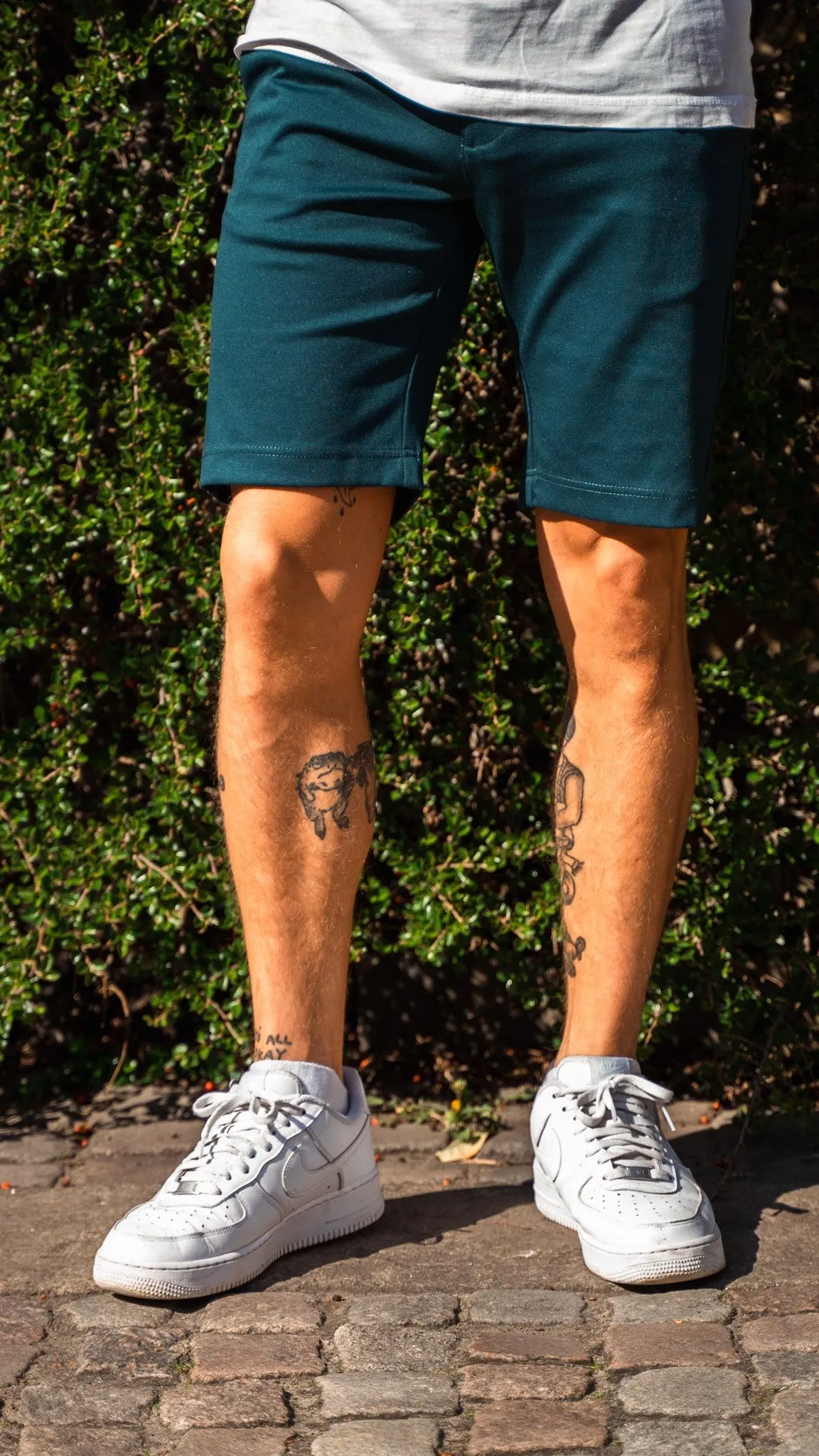 Chino Shorts - Bottle Green