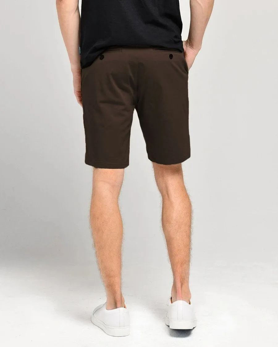 Chocolate Brown | Tech Chino Shorts