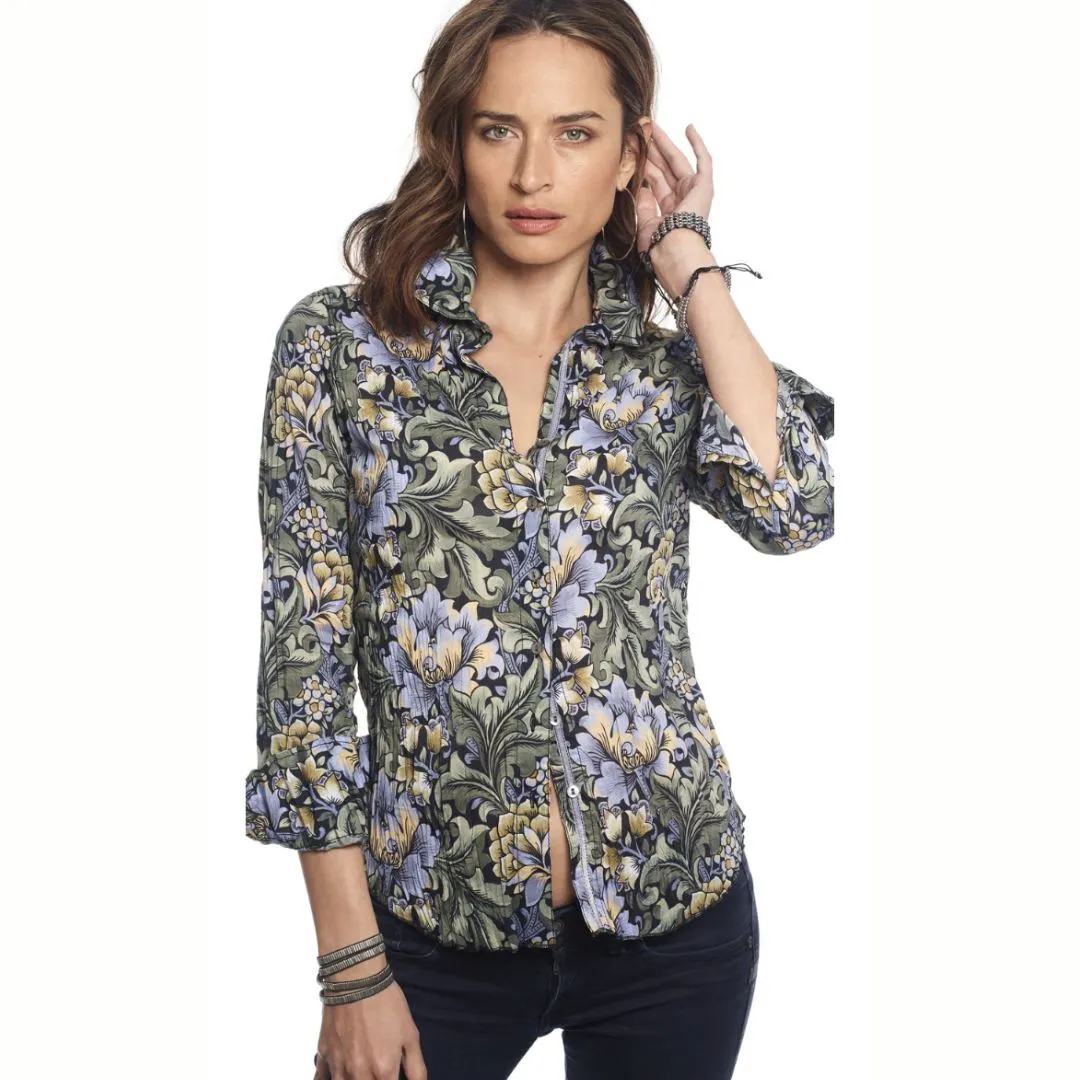 Cino Tikal Print Button Down Shirt