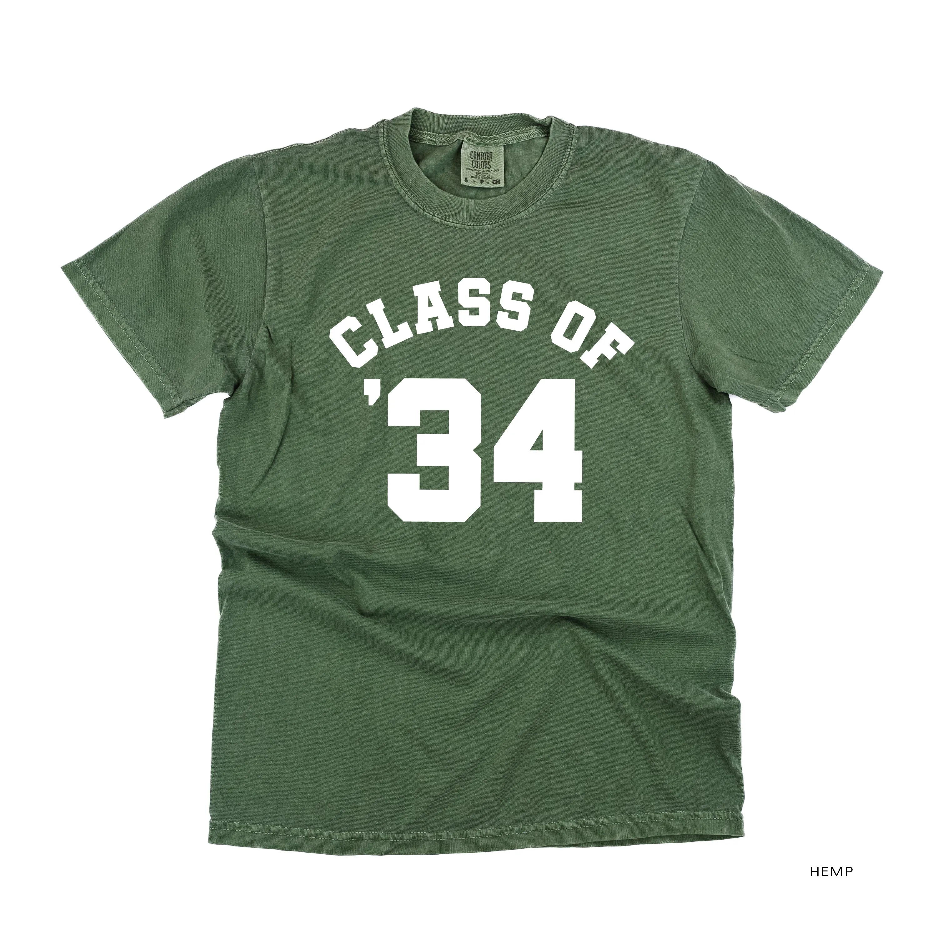 CLASS OF '34 - SHORT SLEEVE COMFORT COLORS TEE