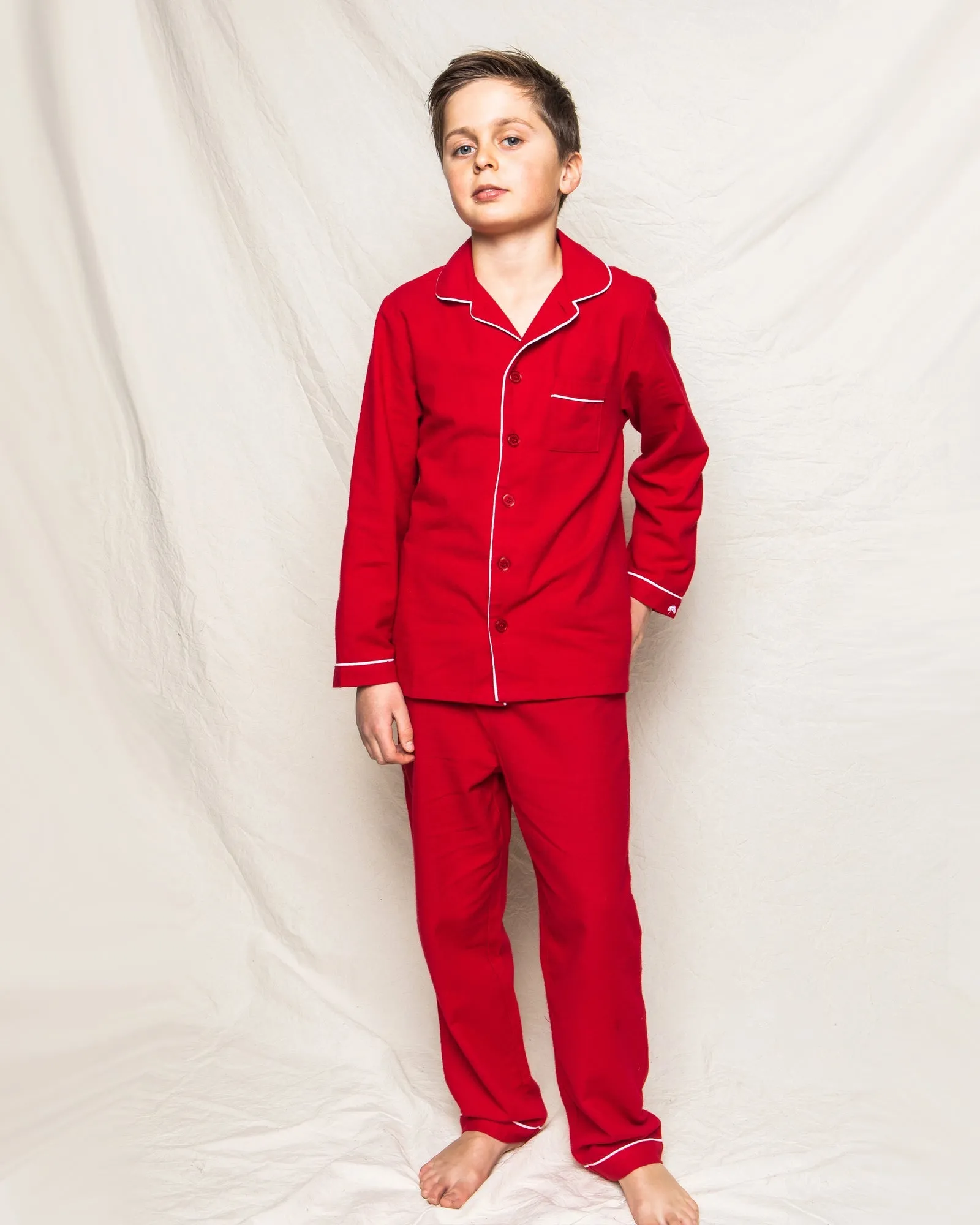 Classic Red Flannel Pajamas