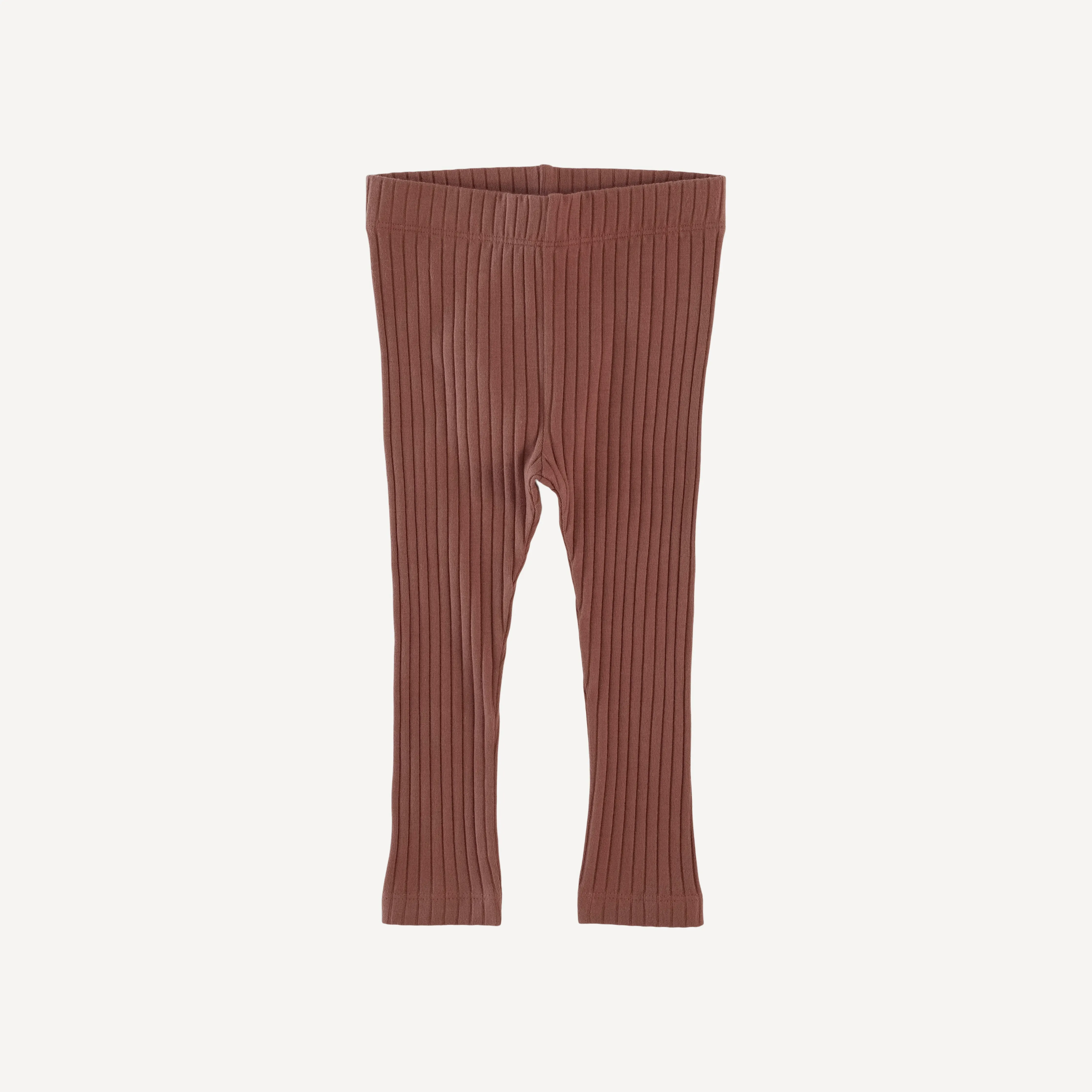 classic skinny legging | tortoise | organic cotton wide rib