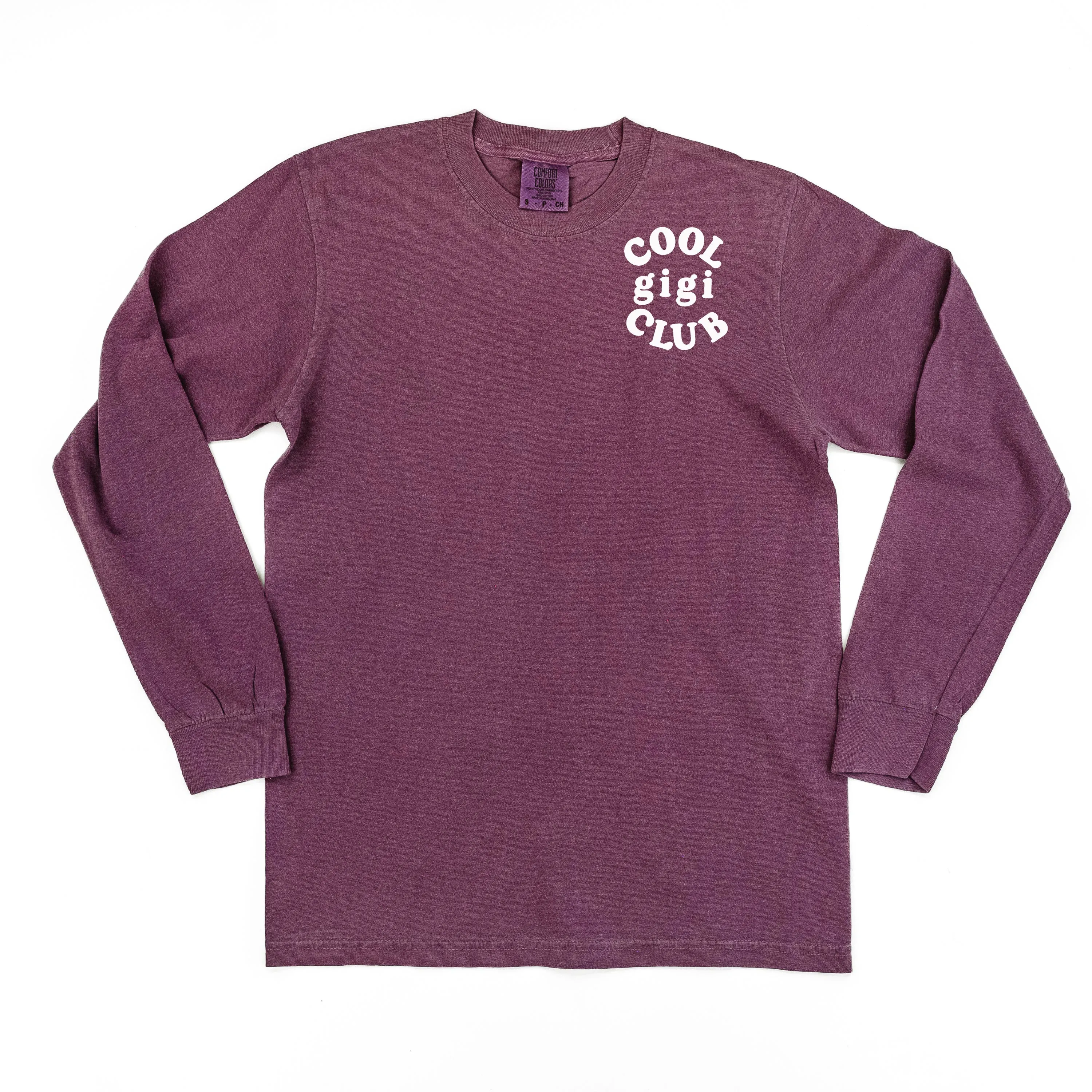 COOL Gigi CLUB - Pocket Design - LONG SLEEVE COMFORT COLORS TEE