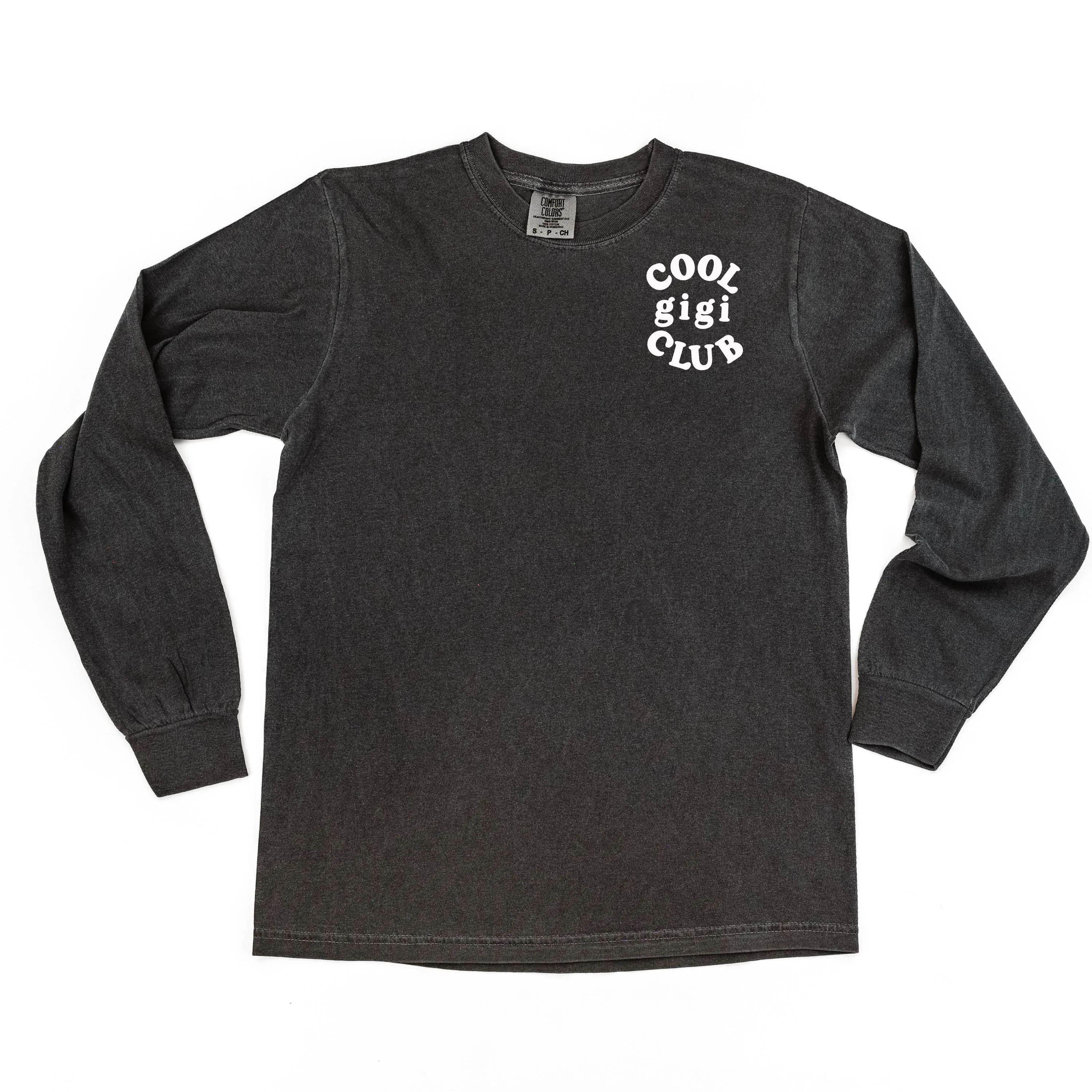 COOL Gigi CLUB - Pocket Design - LONG SLEEVE COMFORT COLORS TEE