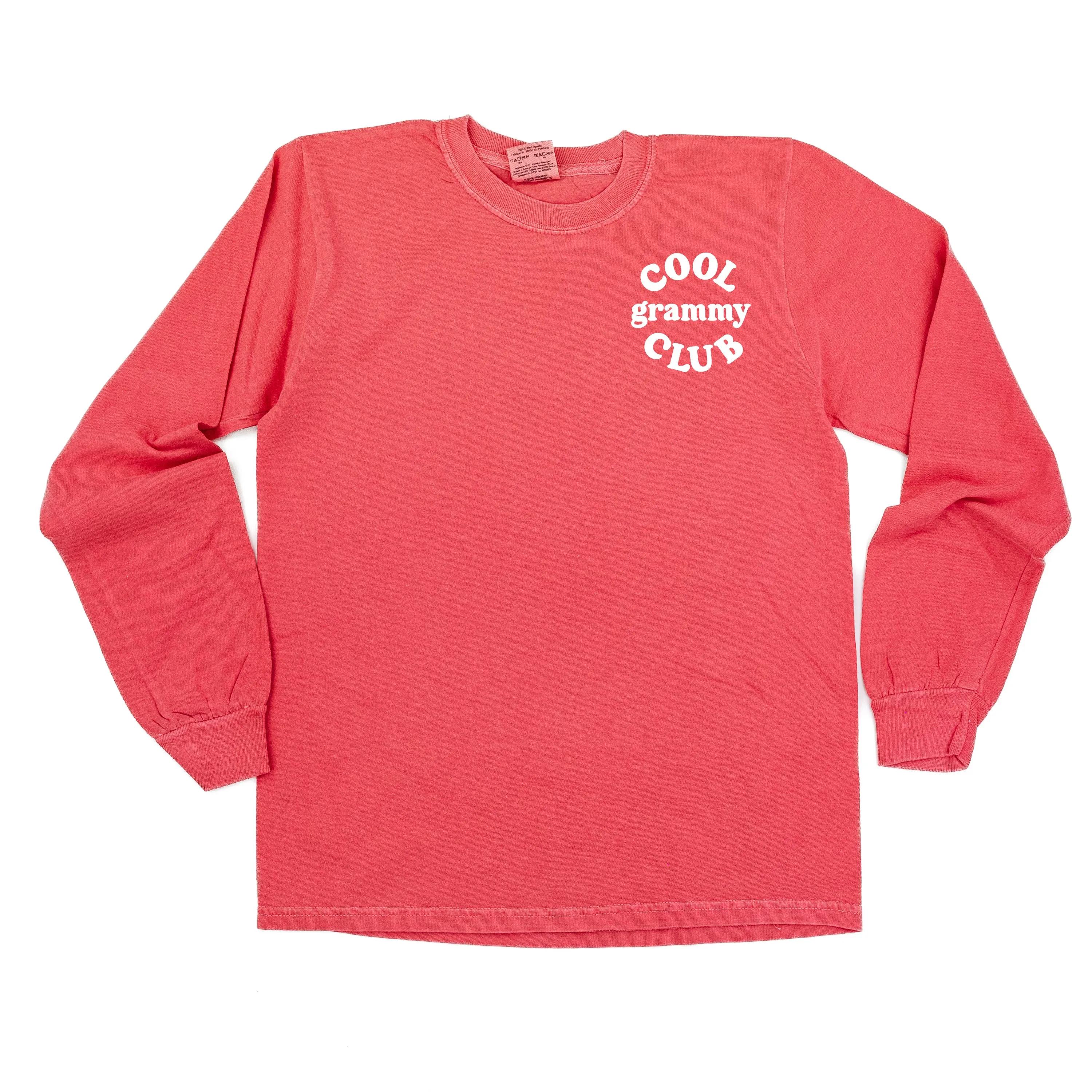 COOL Grammy CLUB - Pocket Design - LONG SLEEVE COMFORT COLORS TEE