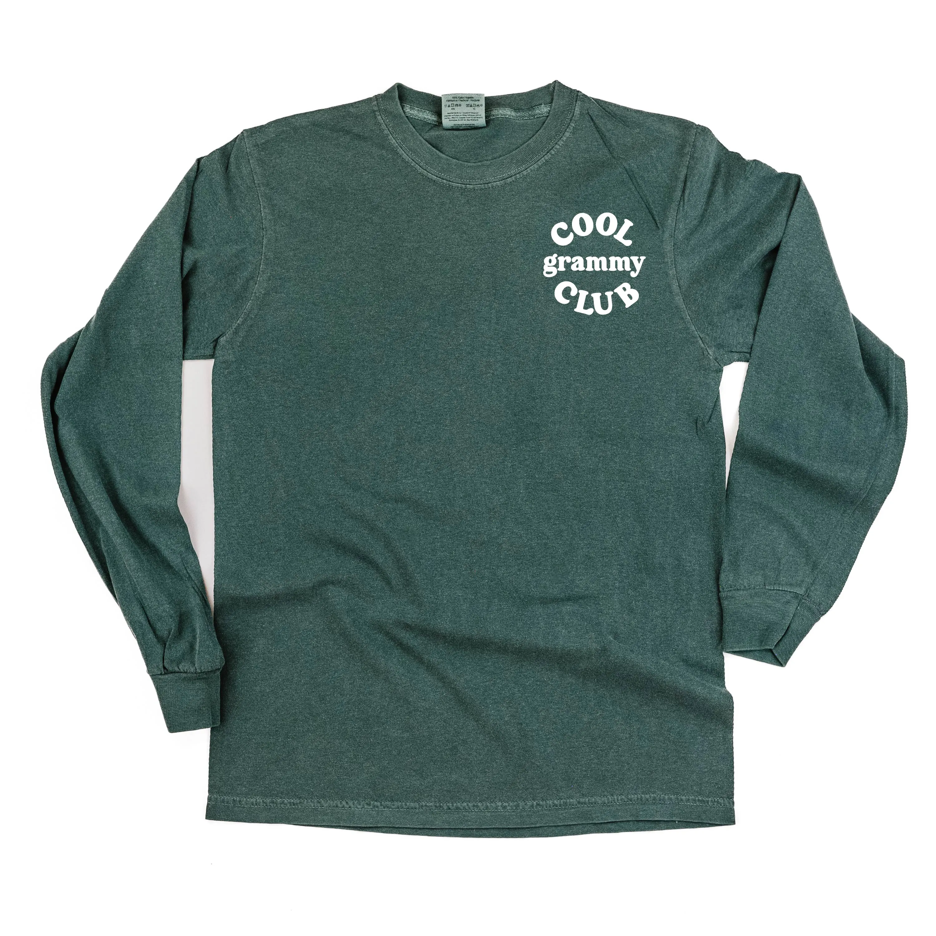 COOL Grammy CLUB - Pocket Design - LONG SLEEVE COMFORT COLORS TEE