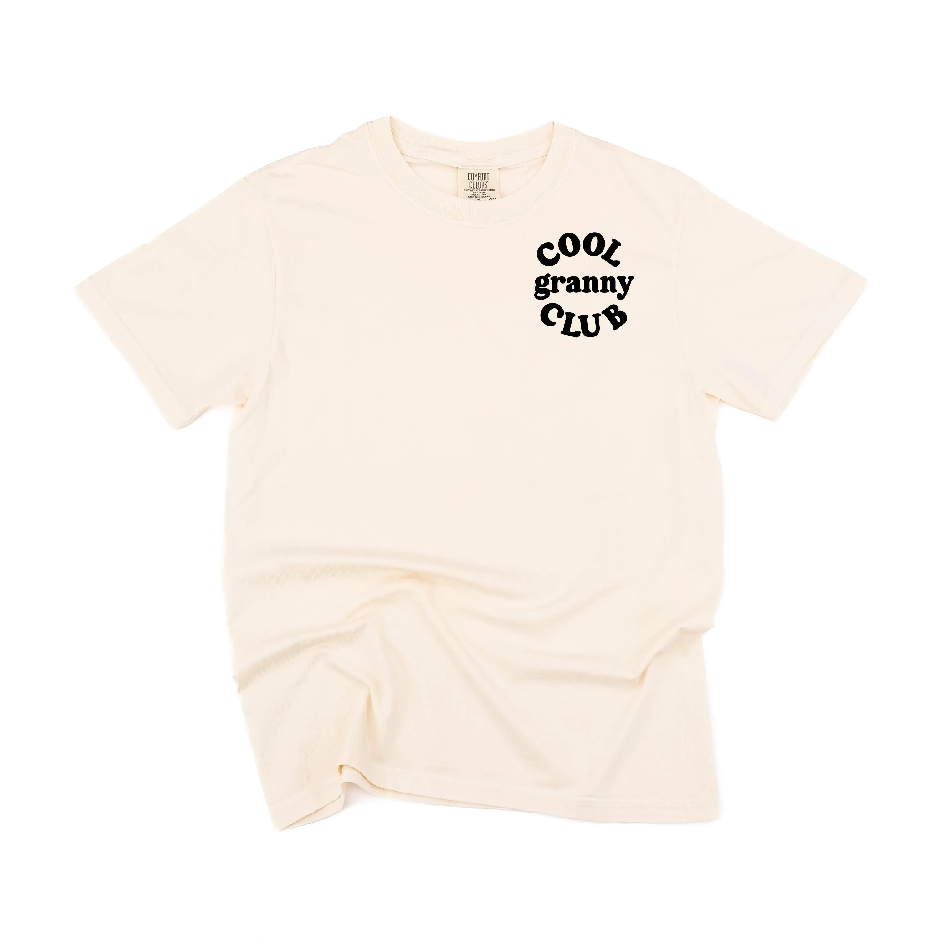 COOL Granny CLUB - Pocket Design - SHORT SLEEVE COMFORT COLORS TEE