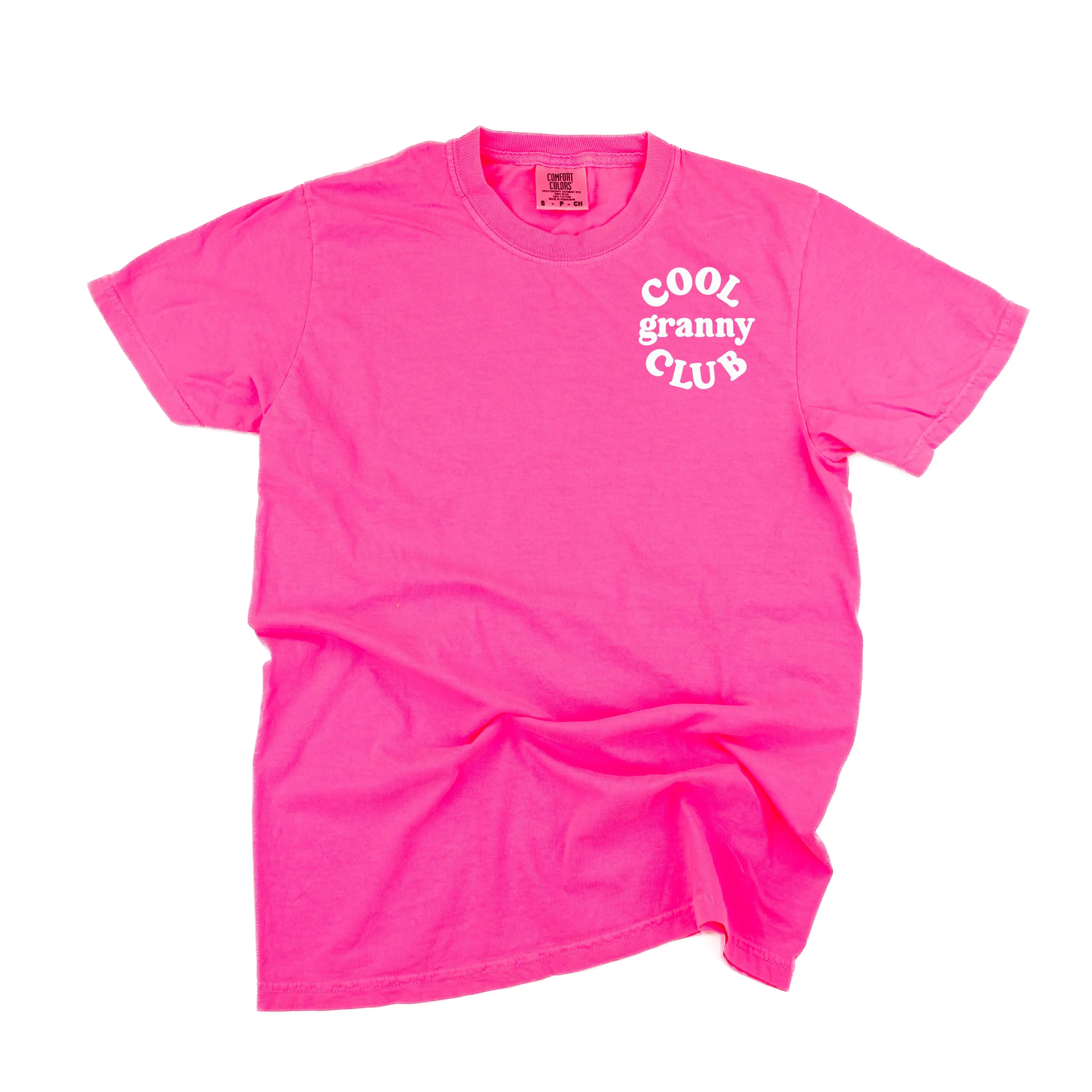 COOL Granny CLUB - Pocket Design - SHORT SLEEVE COMFORT COLORS TEE