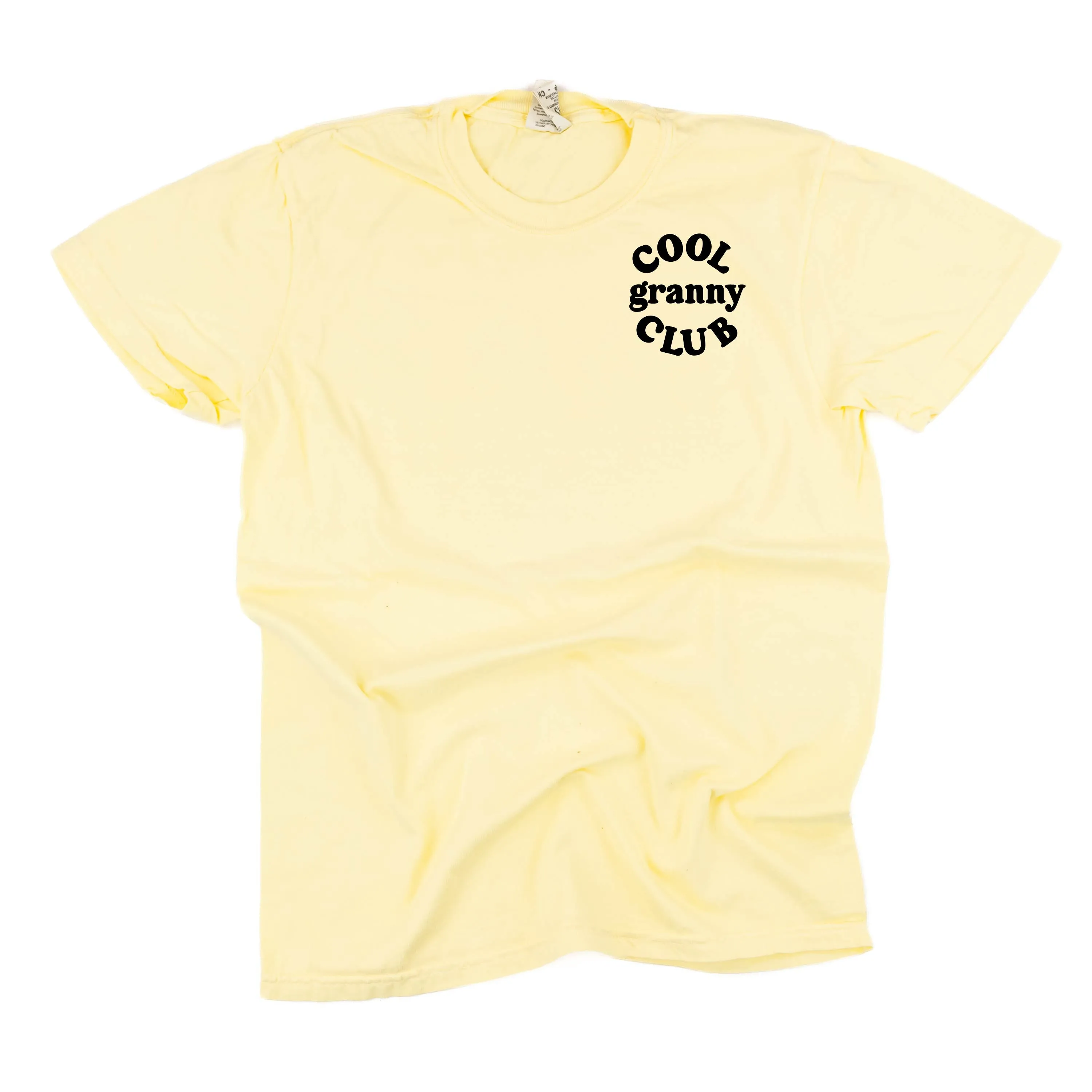 COOL Granny CLUB - Pocket Design - SHORT SLEEVE COMFORT COLORS TEE