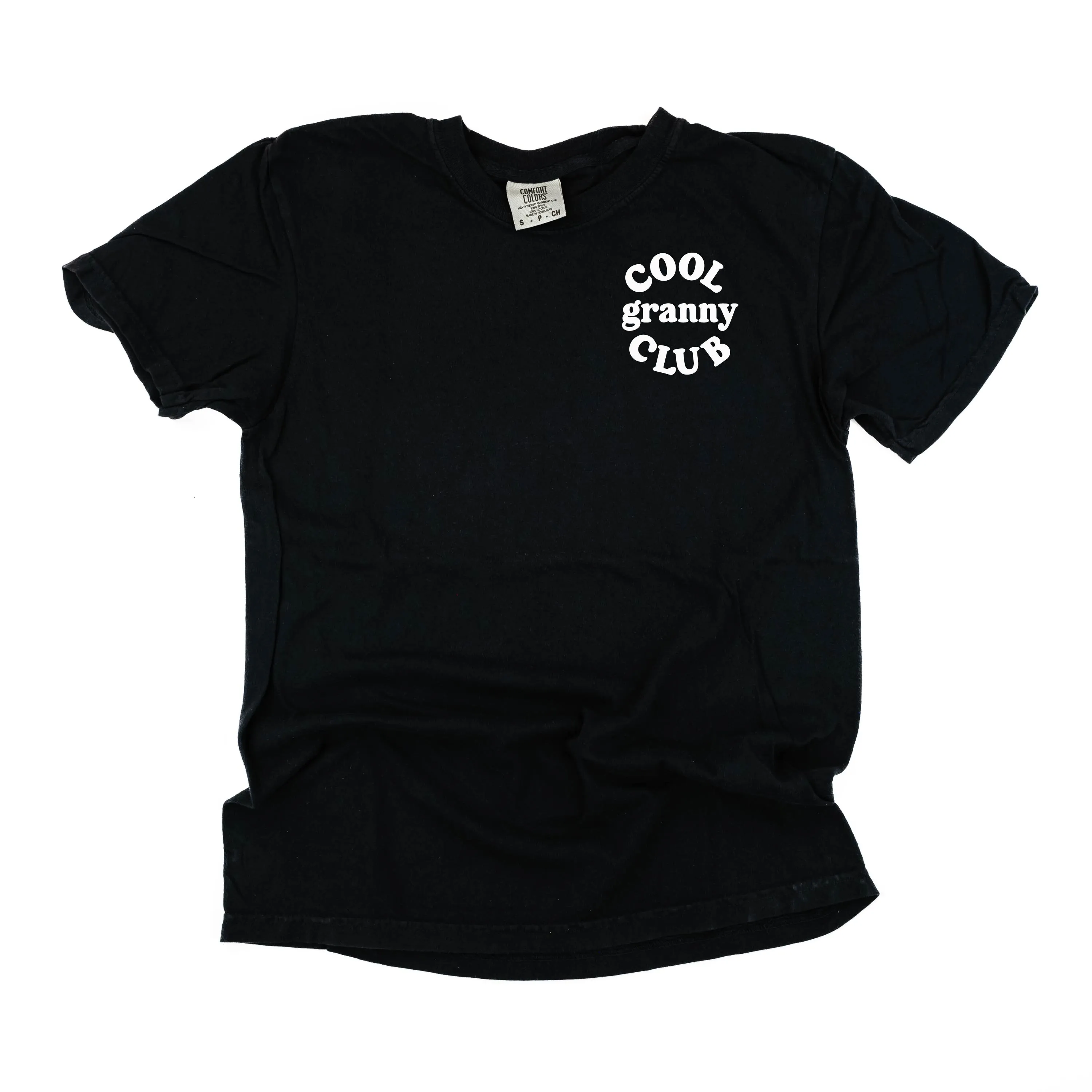 COOL Granny CLUB - Pocket Design - SHORT SLEEVE COMFORT COLORS TEE