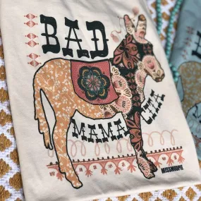 Cream Bad Ass Mamacita Short Sleeve Tee