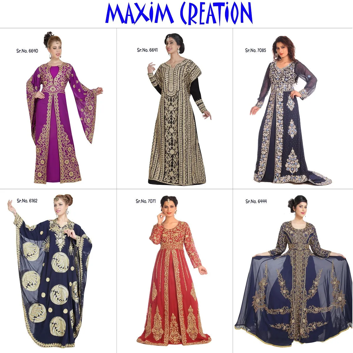 Customized Gown Hand Embroidered Luxe Wedding Kaftan