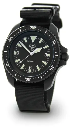 CWC Mk.2 Automatic Divers Watch - Black SF300 AS120 Model with Enhanced Durability and Precision