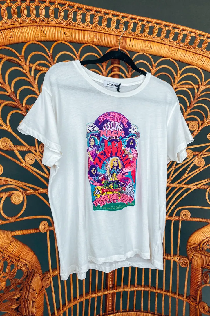 DAYDREAMER Led Zeppelin Electric Magic Tee| FINAL SALE