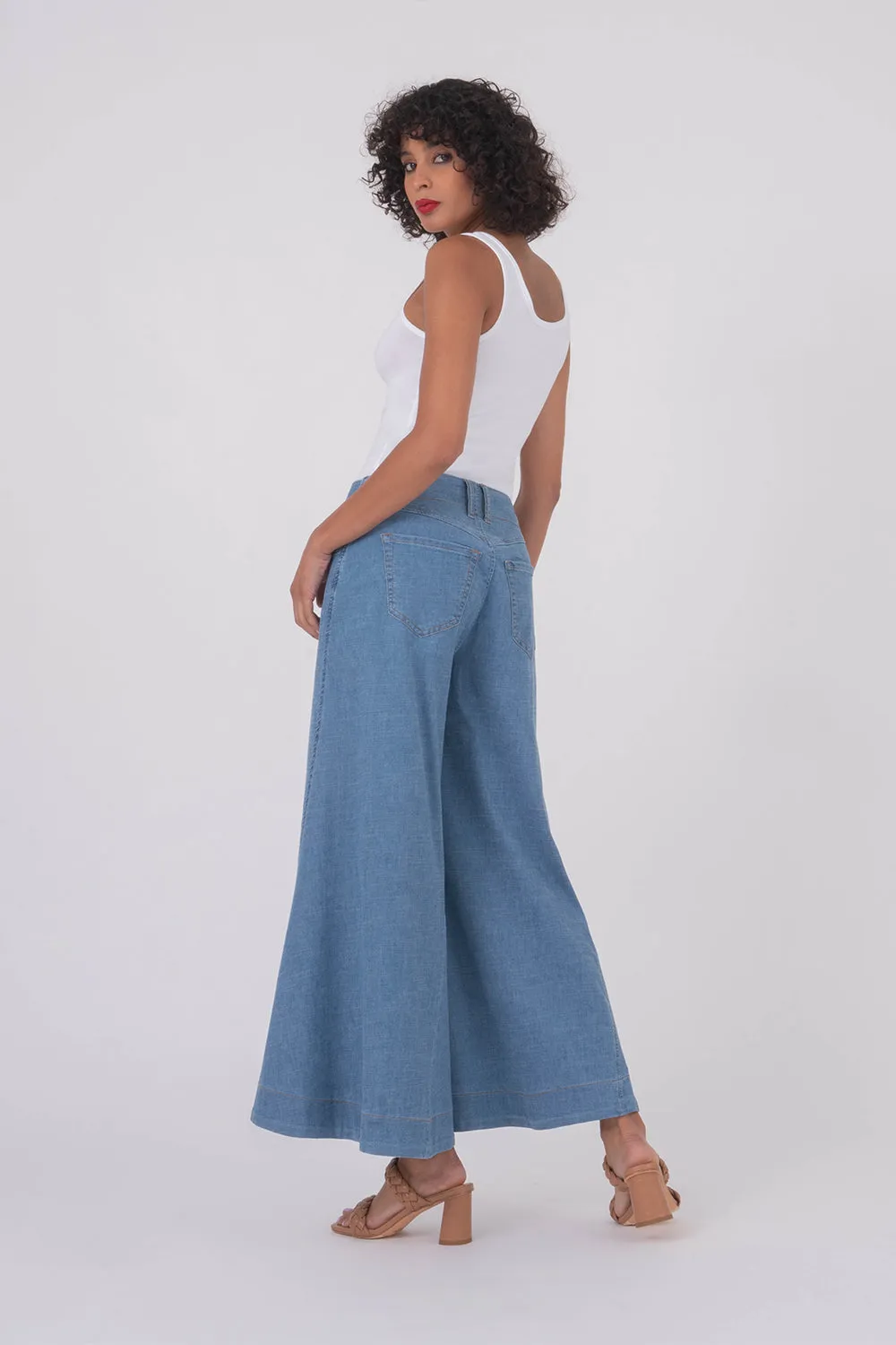 Denim by Nature™ Jena Wide Leg - Ankle Length