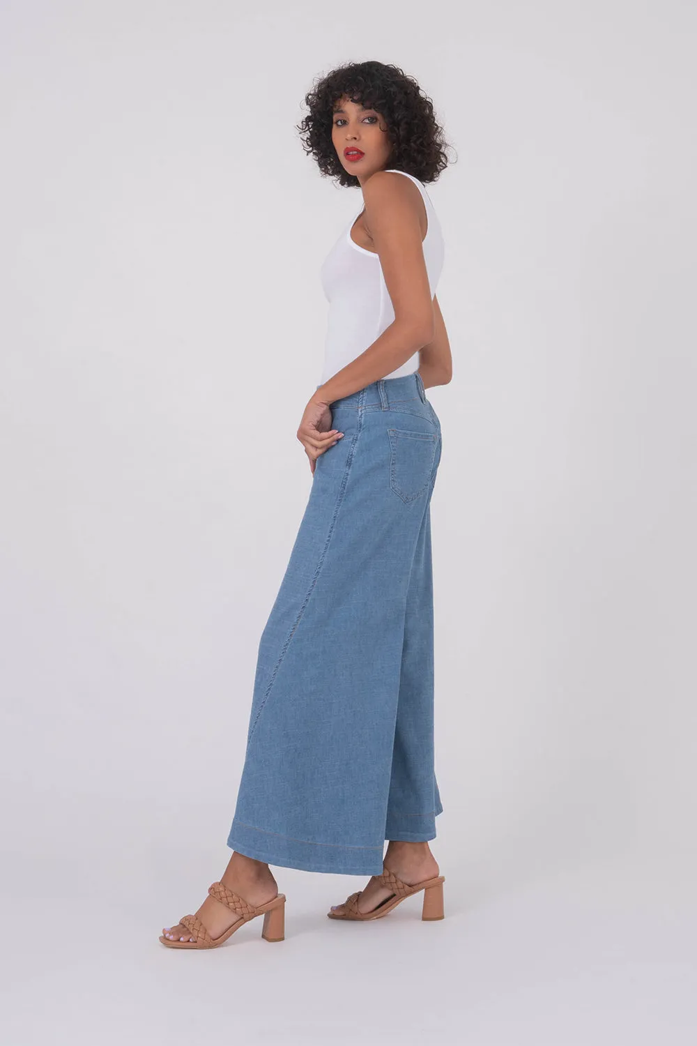 Denim by Nature™ Jena Wide Leg - Ankle Length