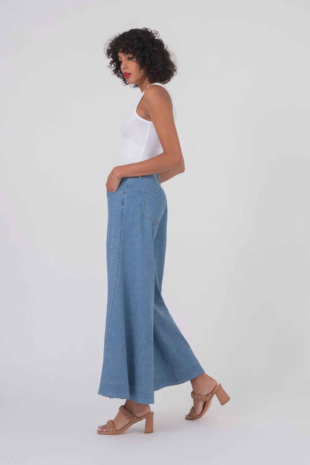 Denim by Nature™ Jena Wide Leg - Ankle Length