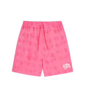 DIAMOND AND DOLLARS WATER-REACTIVE SWIMSHORTS
 - PINK