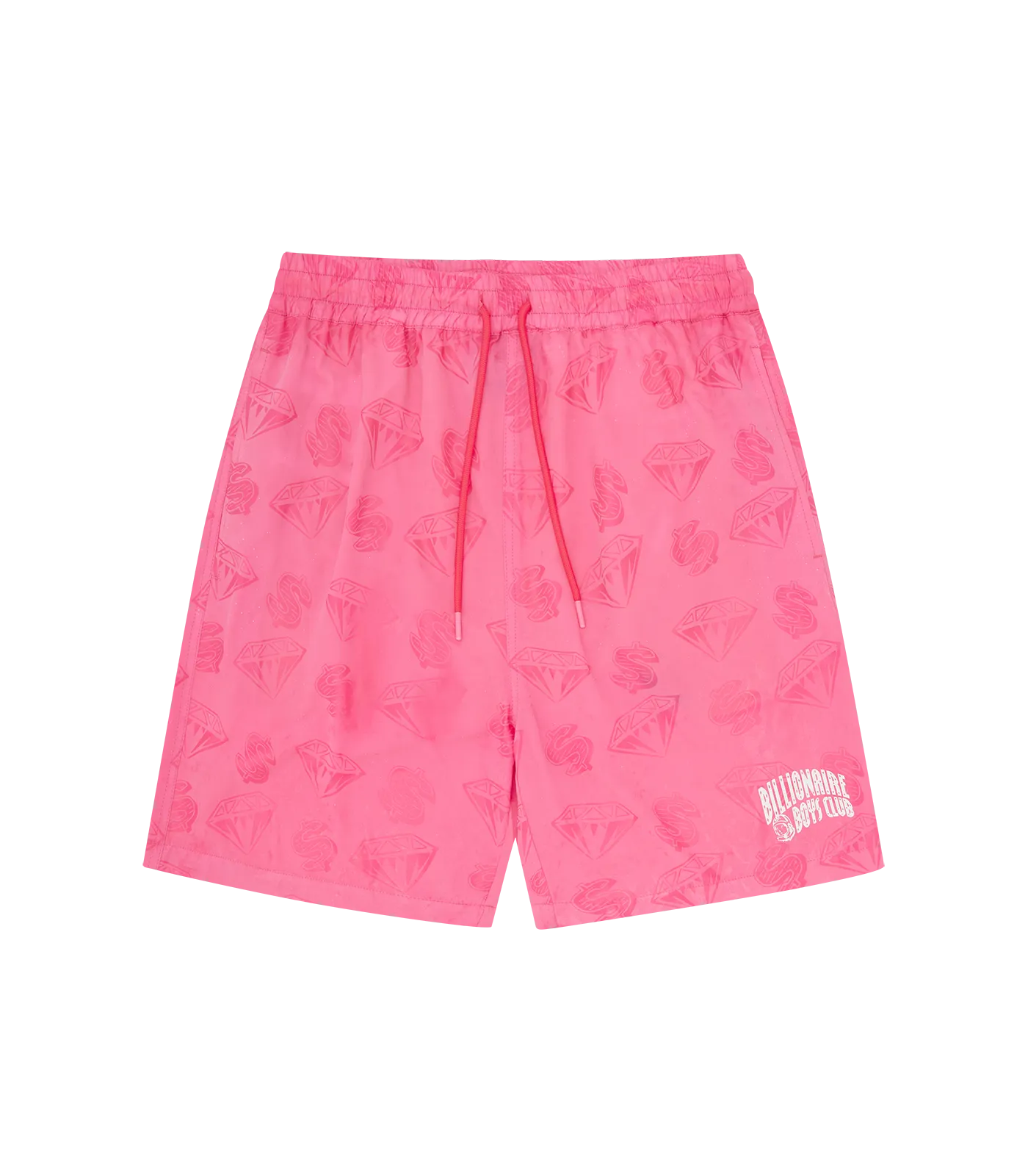 DIAMOND AND DOLLARS WATER-REACTIVE SWIMSHORTS
 - PINK
