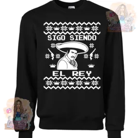 El Rey BLACK sweater (guns guns) Clearance RTS