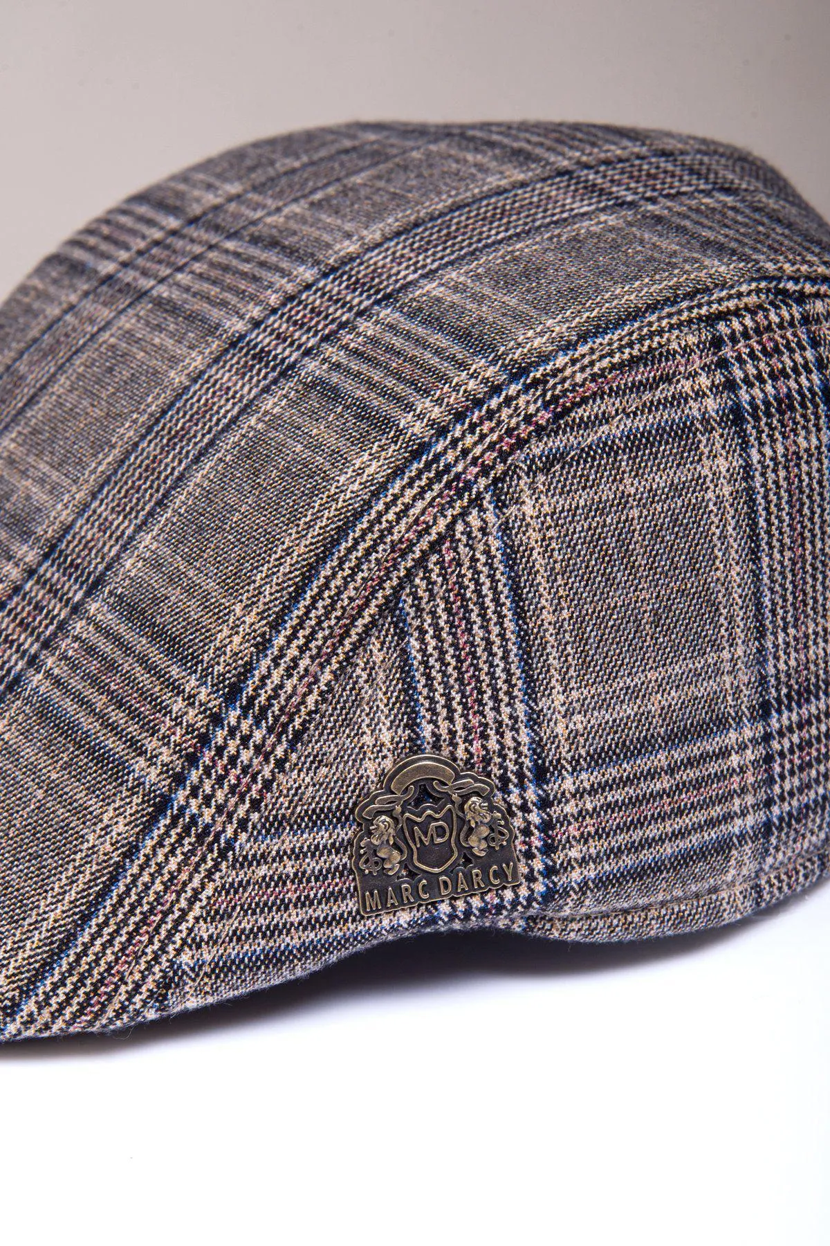 ENZO - Tan Tweed Flat Cap