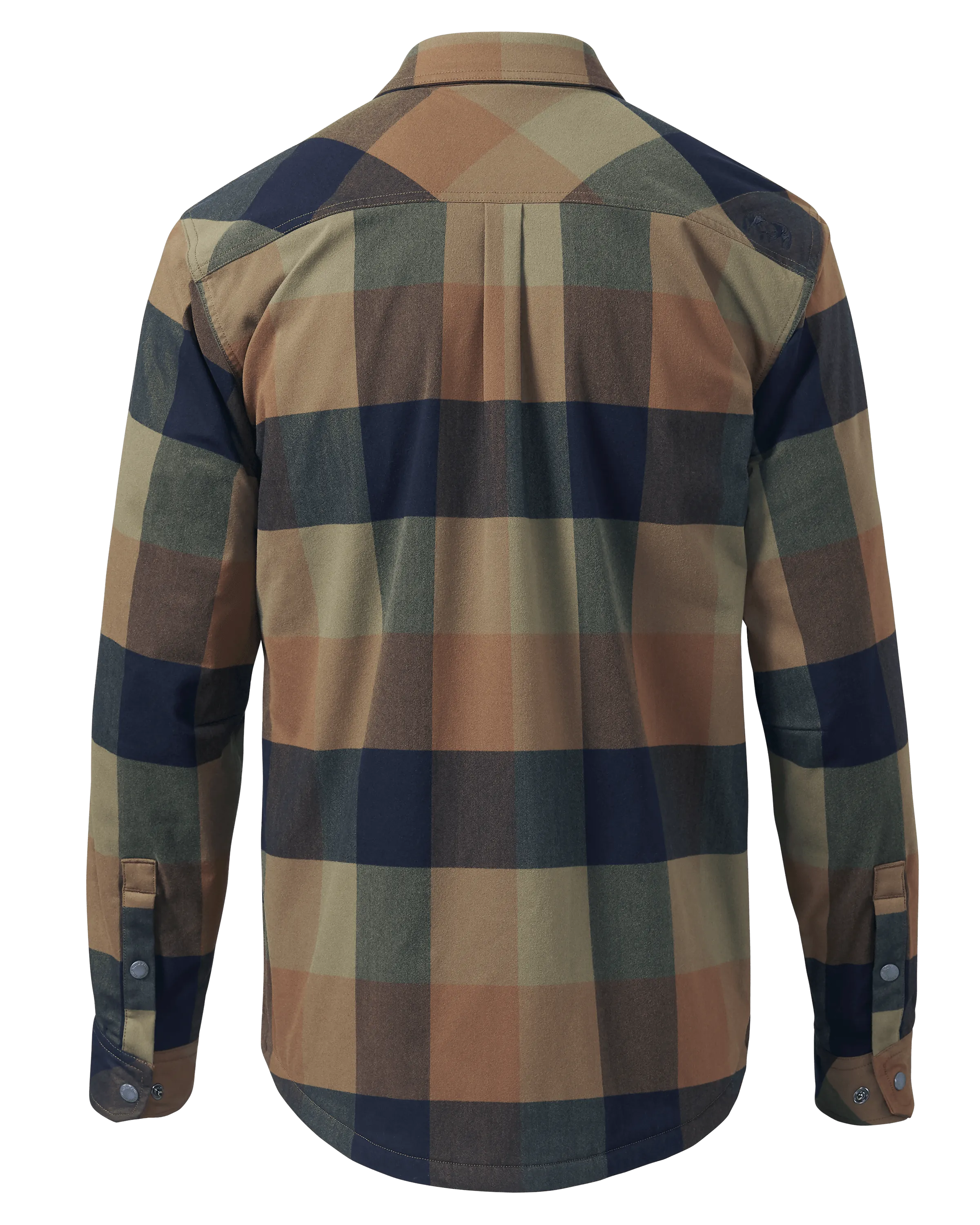 Cozy Field Flannel Fleece Shirt Jacket in Valo Plaid Pattern