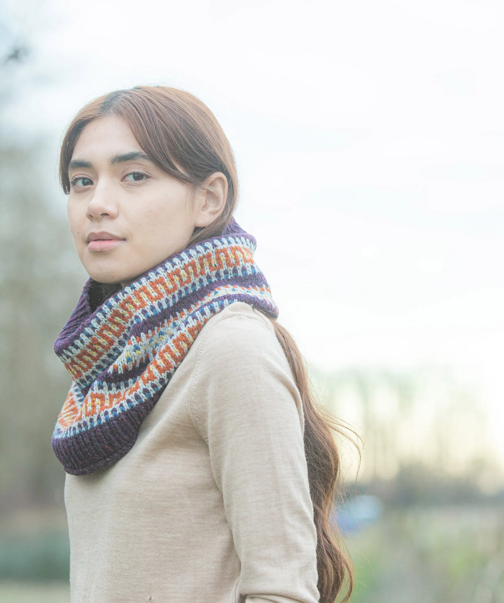 First Colorwork Cowl