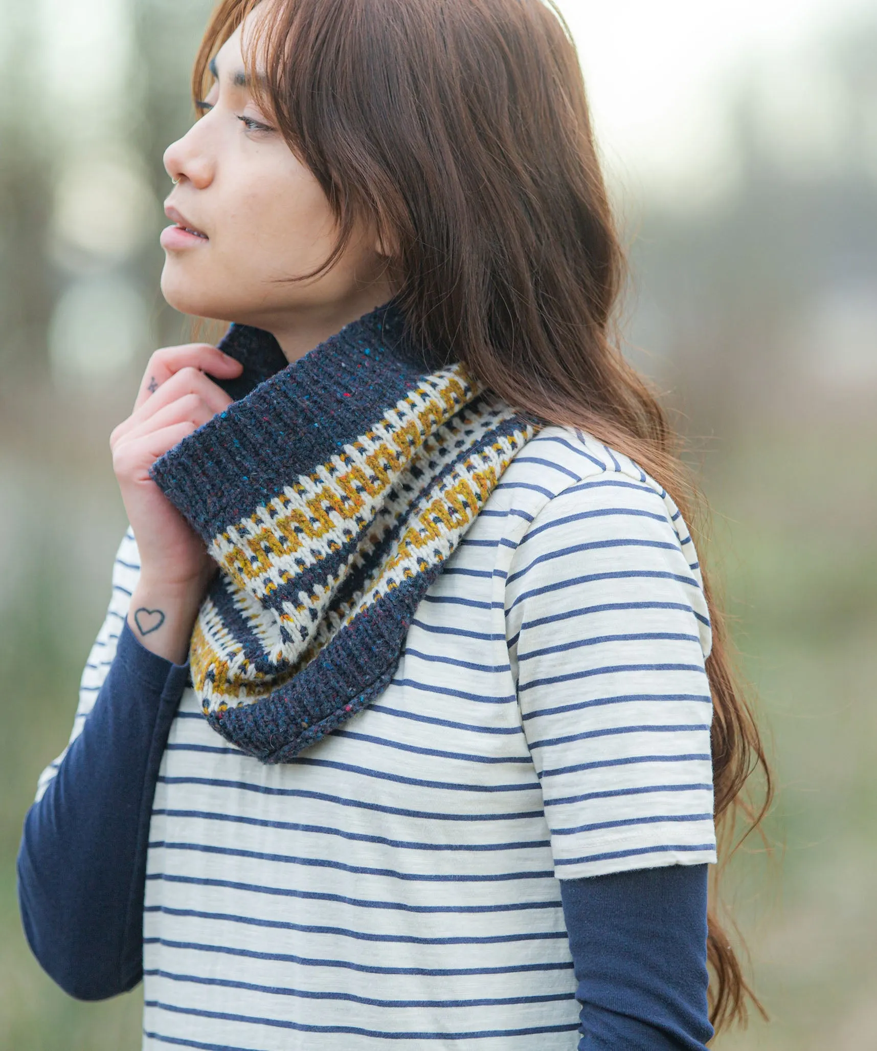 First Colorwork Cowl
