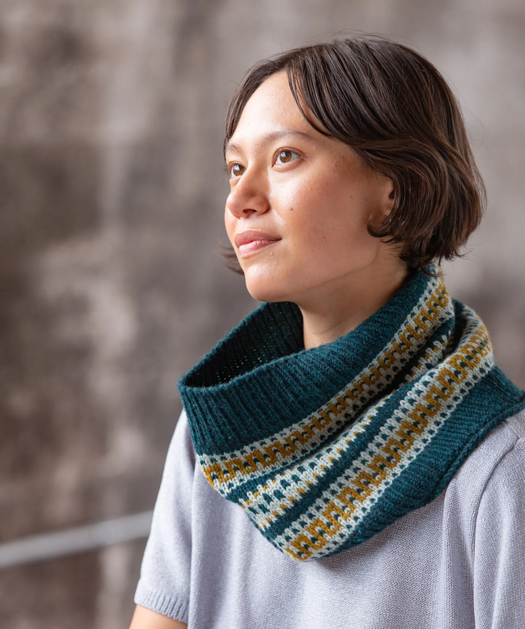First Colorwork Cowl