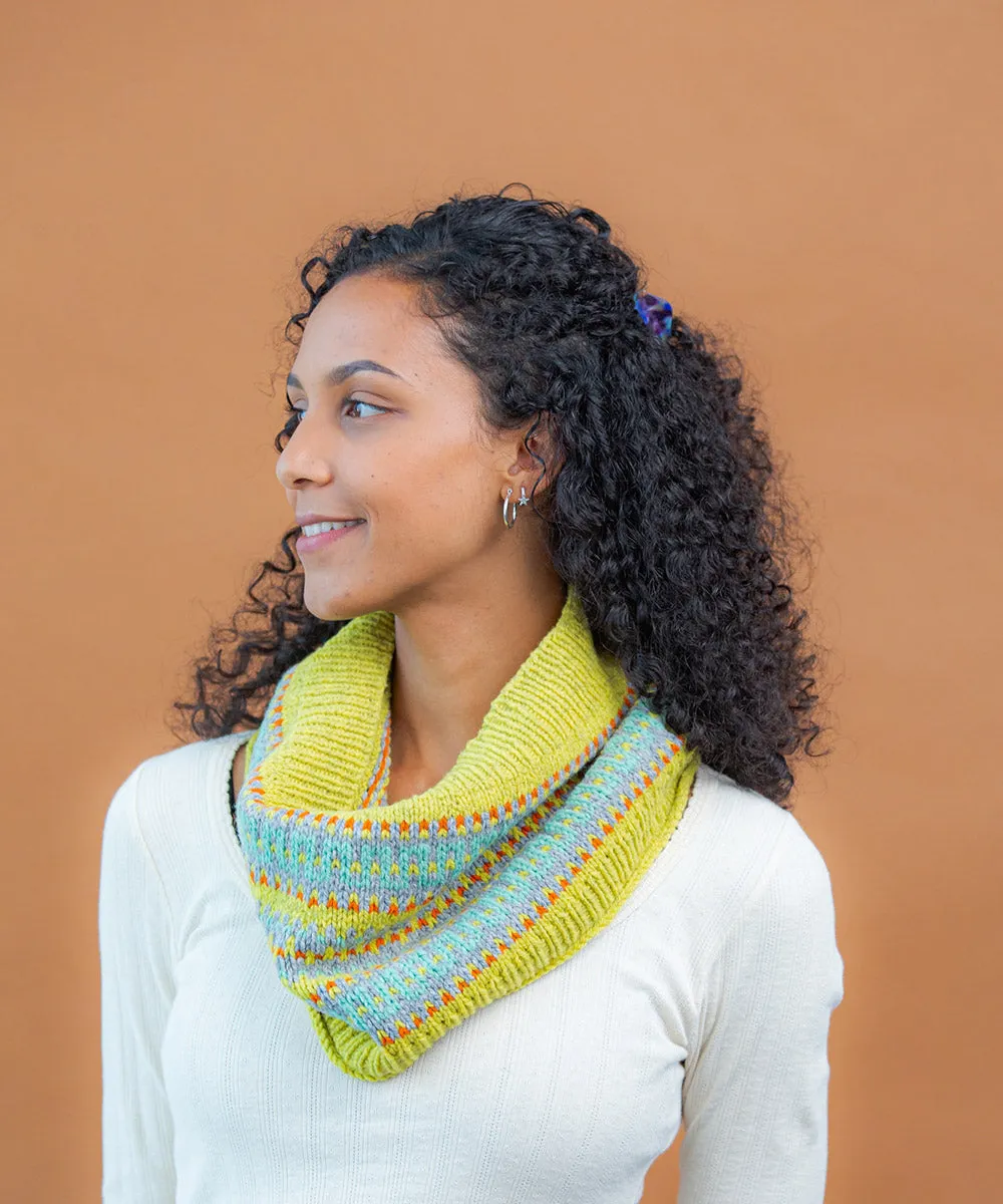 First Colorwork Cowl